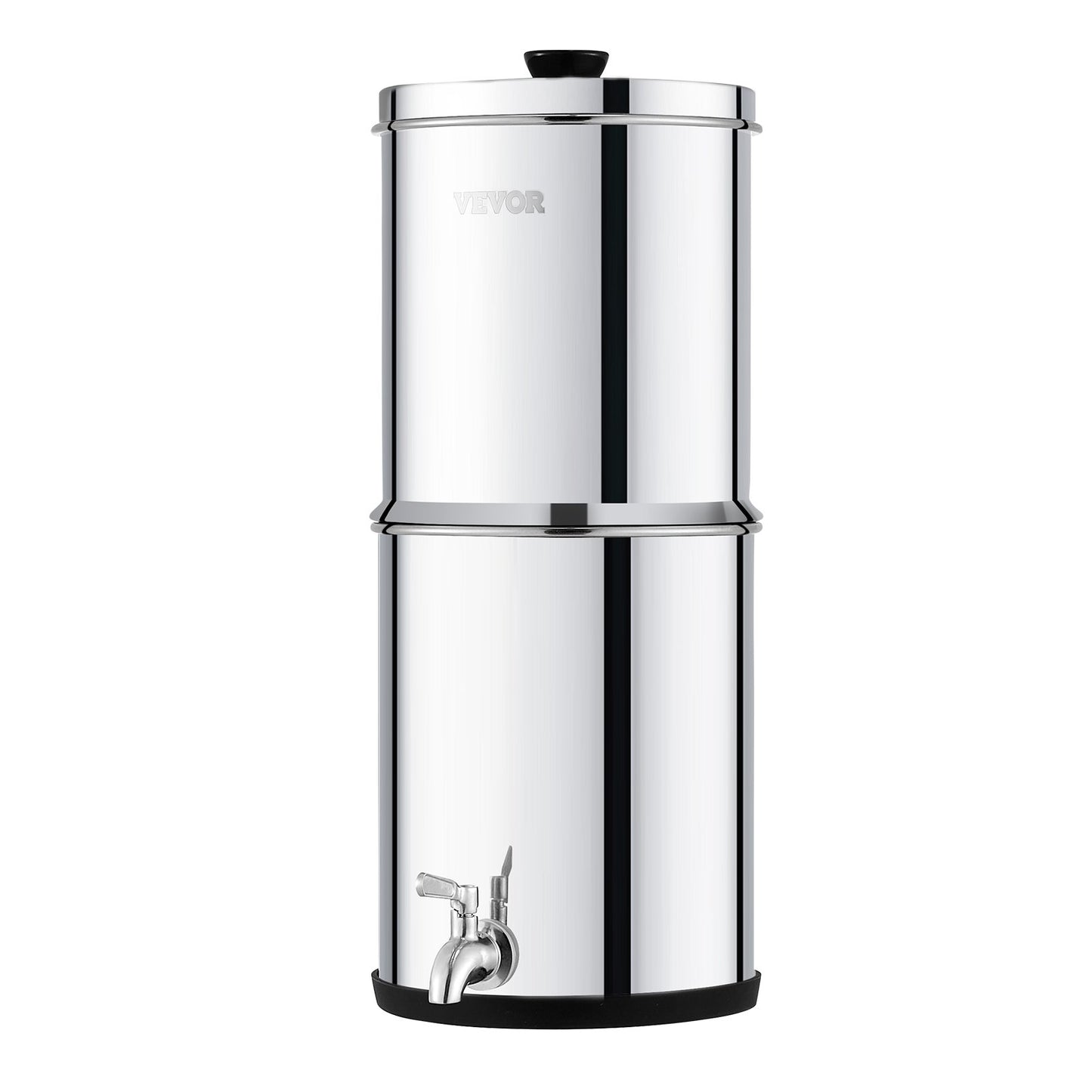 VEVOR Gravity-fed Water Filter System, 2.25G 304 Stainless-Steel Countertop System,-$80