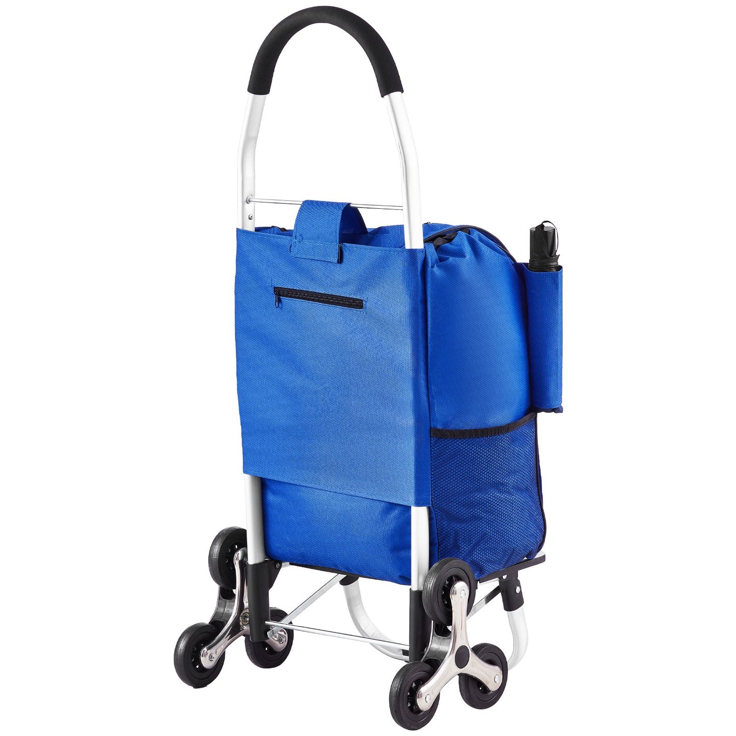 VEVOR Stair Climber Trolley Dolly, 36L Folding Shopping Cart, Grocery Cart Trolley Laundry Stair Climbing,-$30