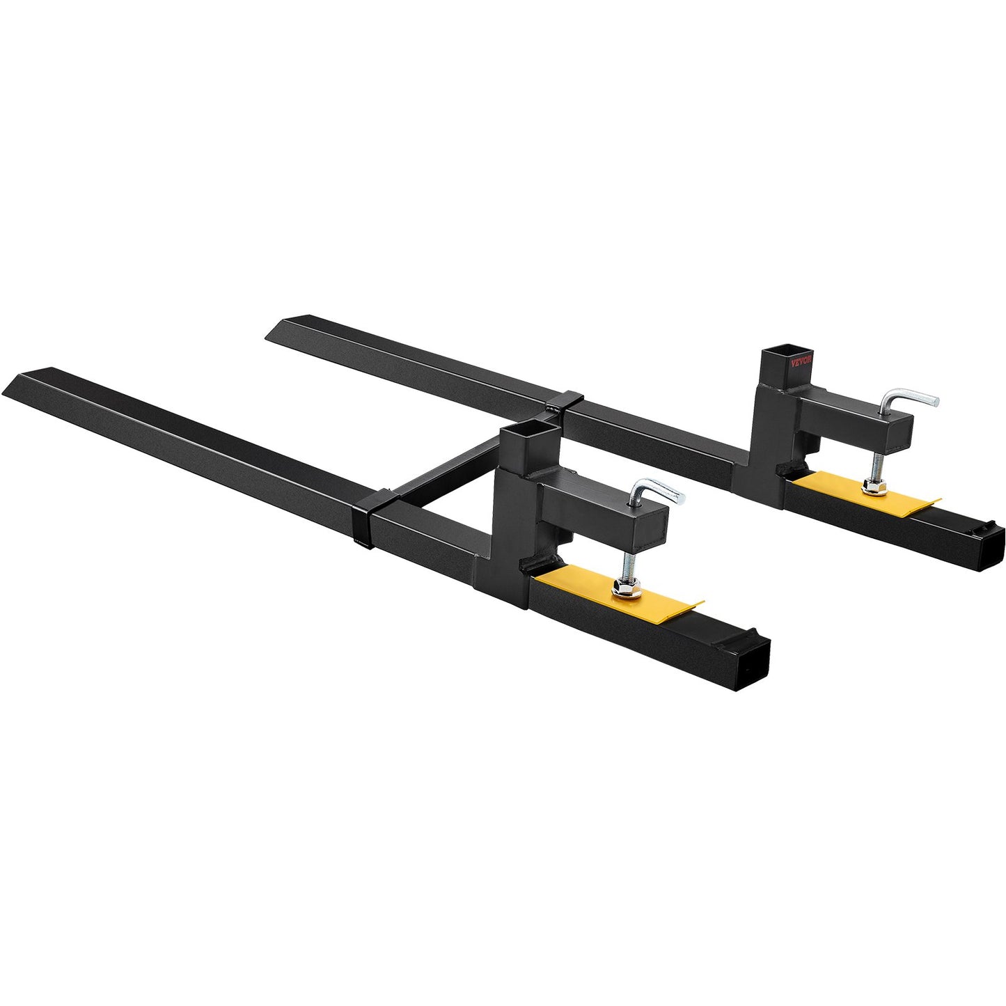 VEVOR Pallet Forks, 2000 lbs Tractor Bucket Forks, 60" Total Length Clamp on Pallet Forks,-$90