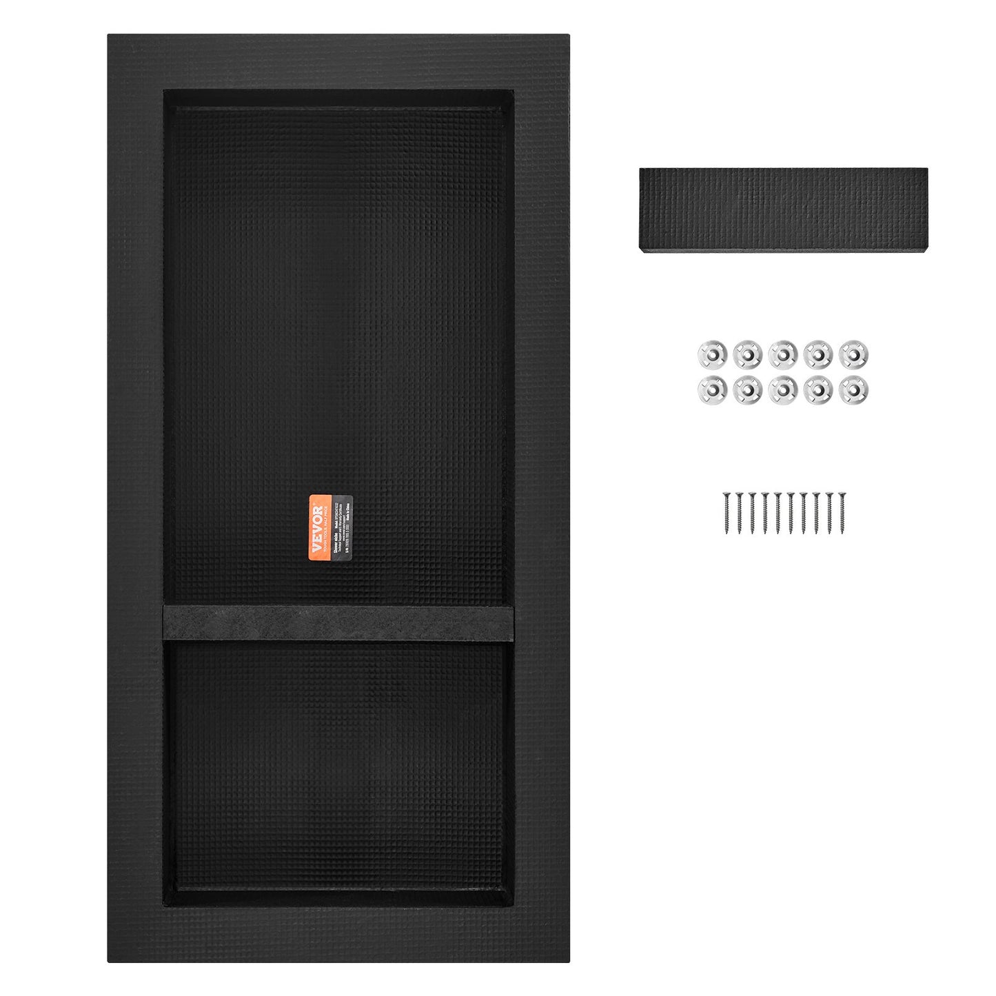 VEVOR Shower Niche Ready for Tile 16" x 32", Double Shelf Organizer, Square Corners Wall-inserted Niche,-$50