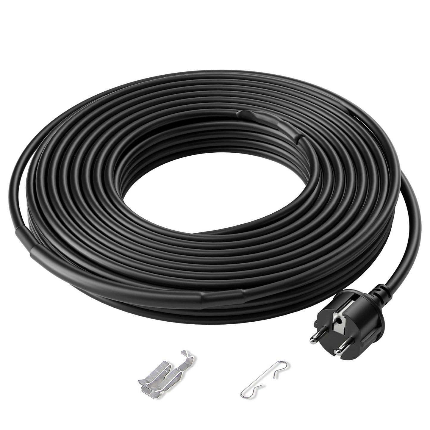 VEVOR Self-Regulating Pipe Heating Cable, 30FT 5W/FT Heat Tape for Pipes, Roof Snow Melting,-$30