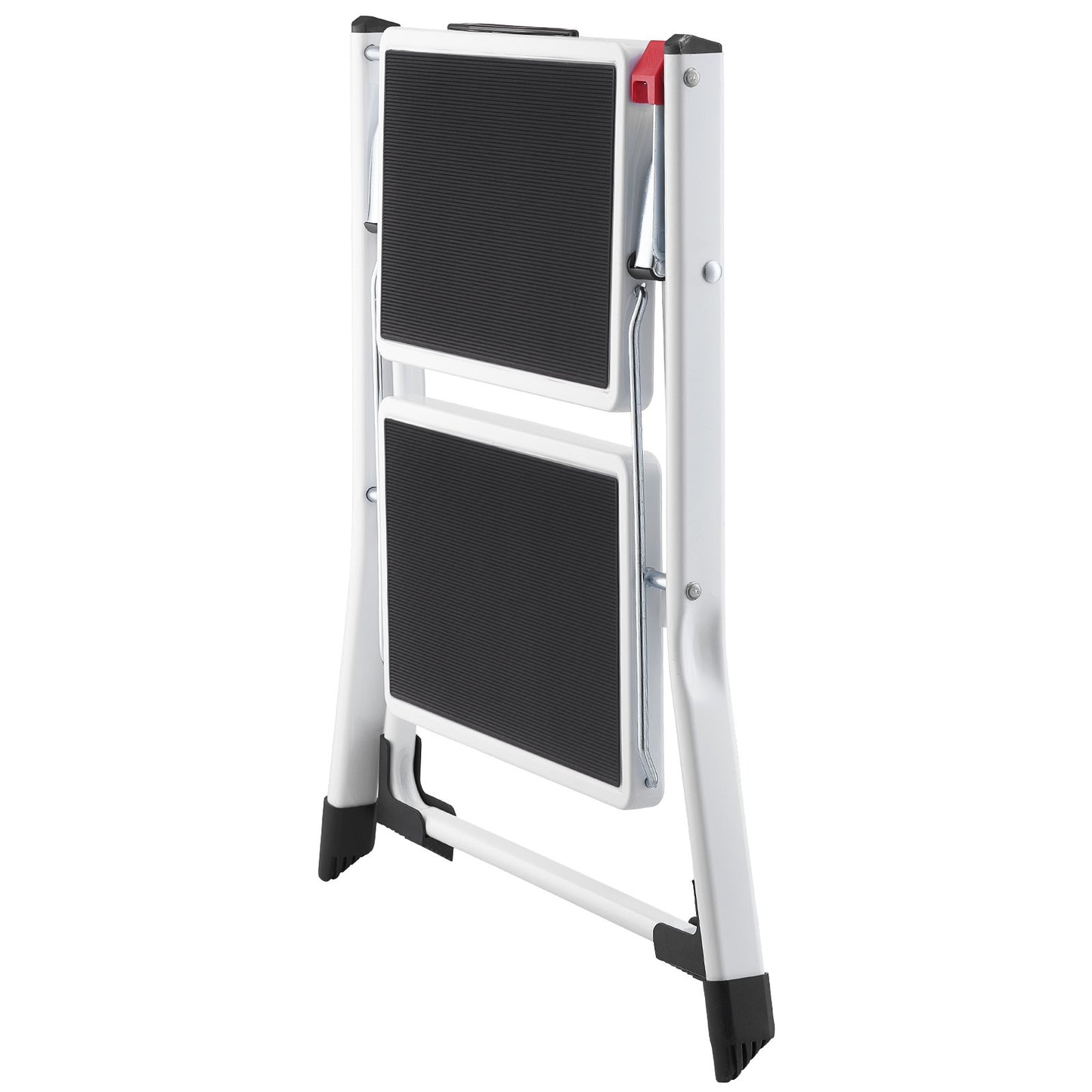 VEVOR Step Ladder 2-Step 330lbs Capacity, Ergonomic Folding Steel Step Stool with Wide Anti-Slip,-$25