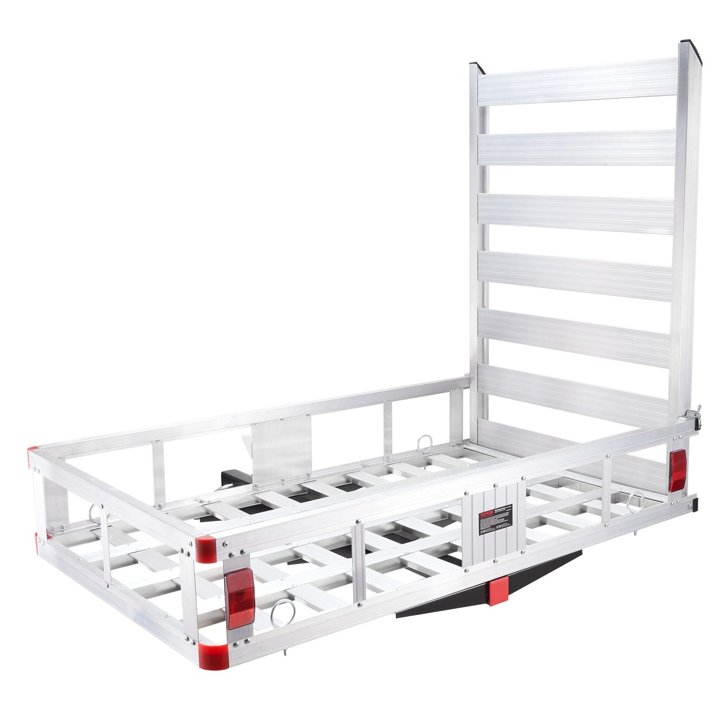 VEVOR 50 x 29.5 x 8.7 in Hitch Cargo Carrier, 500lb Capacity Trailer Hitch Mount Aluminum,-$180