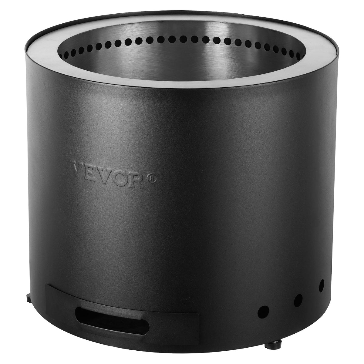 VEVOR Smokeless Fire Pit Stove Bonfire,Wood Burning Fireplaces W/Removable Ash Pan,SUS430 Stainless Steel inner Portable Outdoor Firepit,for Outdoor Patio Camping
