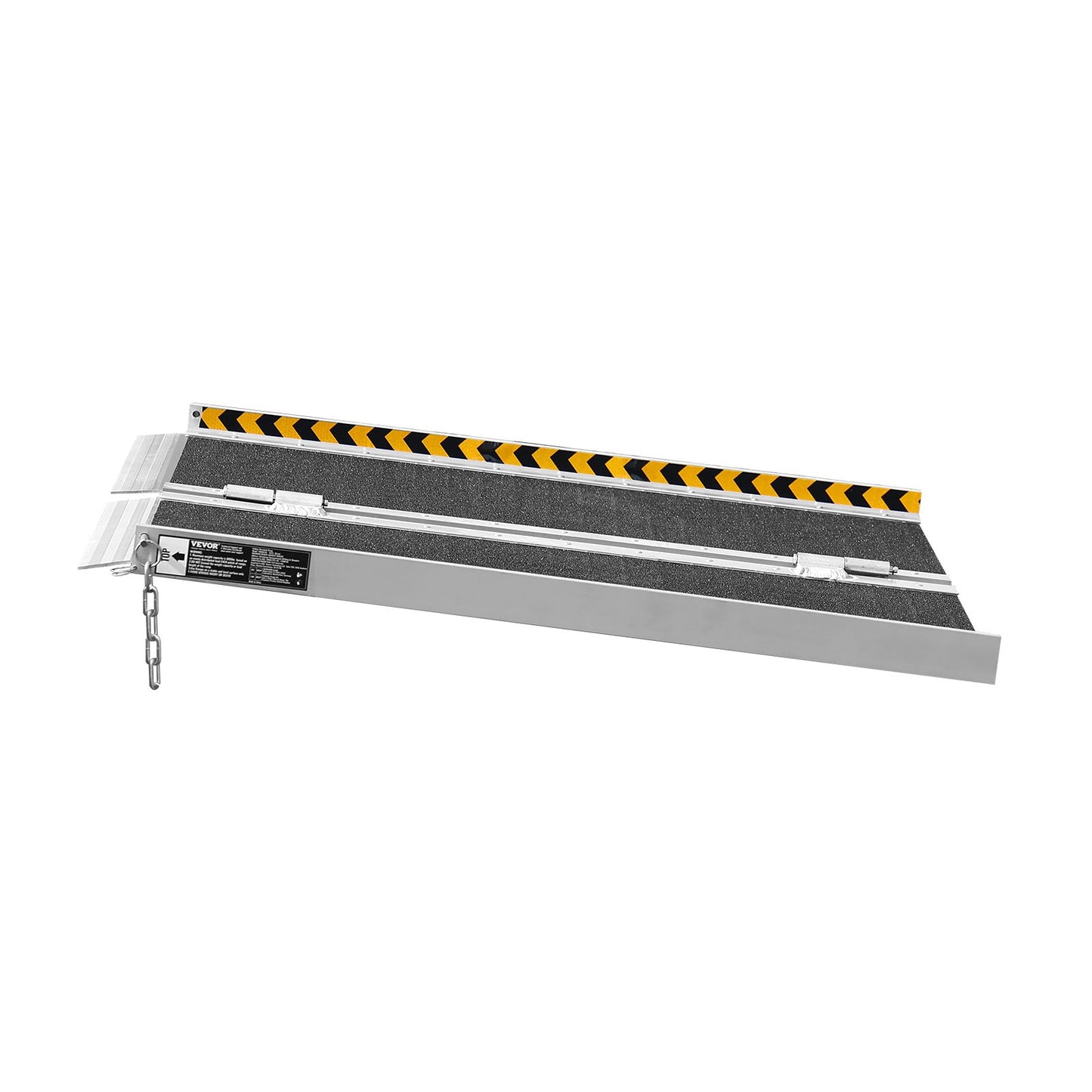 VEVOR Portable Wheelchair Ramp, 3 ft 800 lbs Capacity, Non-Slip Aluminum Folding Threshold Ramp,-$70
