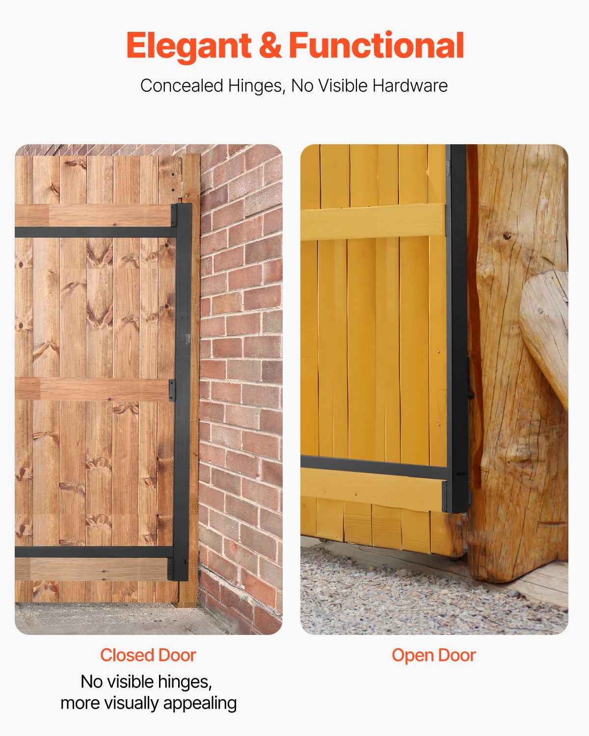 VEVOR Gate Building Kit, Fits 60 to 96 in Wide Openings, Up from 4 to 5 ft High Fence, -$75