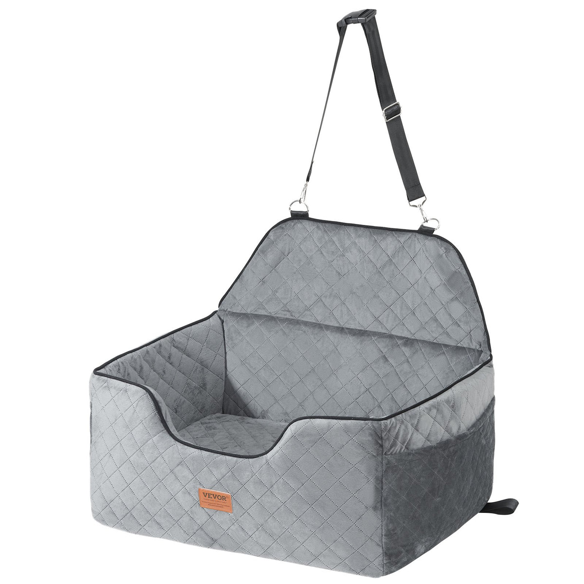 VEVOR Dog Car Seat,Dog Booster Seat for Car with A Storage Pocket,Filling or Medium & Large up to 55 lbs $45