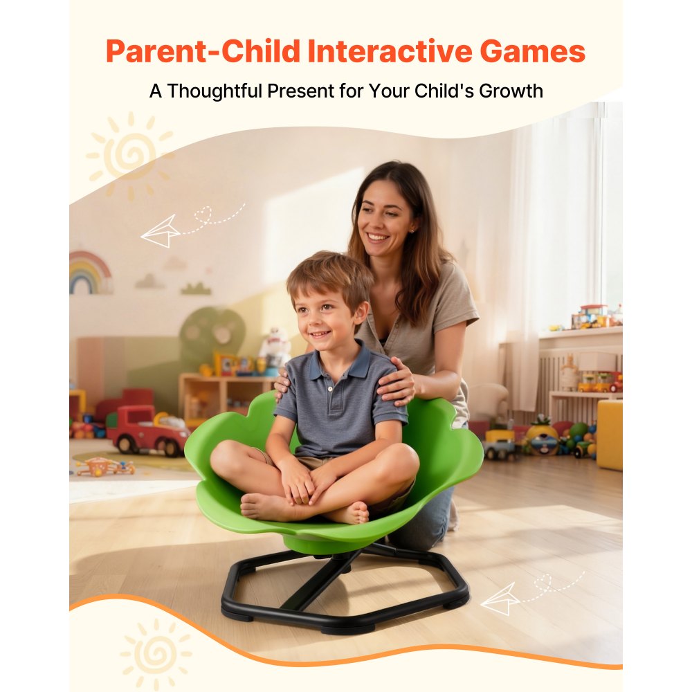 VEVOR Kids Swivel Chair, 220 lbs Capacity, Cylinder Shape Spinning Chair, Sensory Toy Seat,-$80