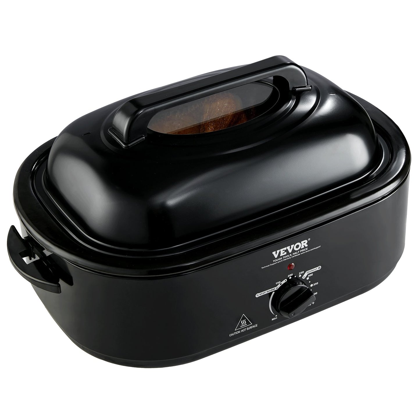 VEVOR Electric Roaster Oven, 20 QT Turkey Roaster Oven with Self-Basting Lid, 1450W Roaster Oven,-$65