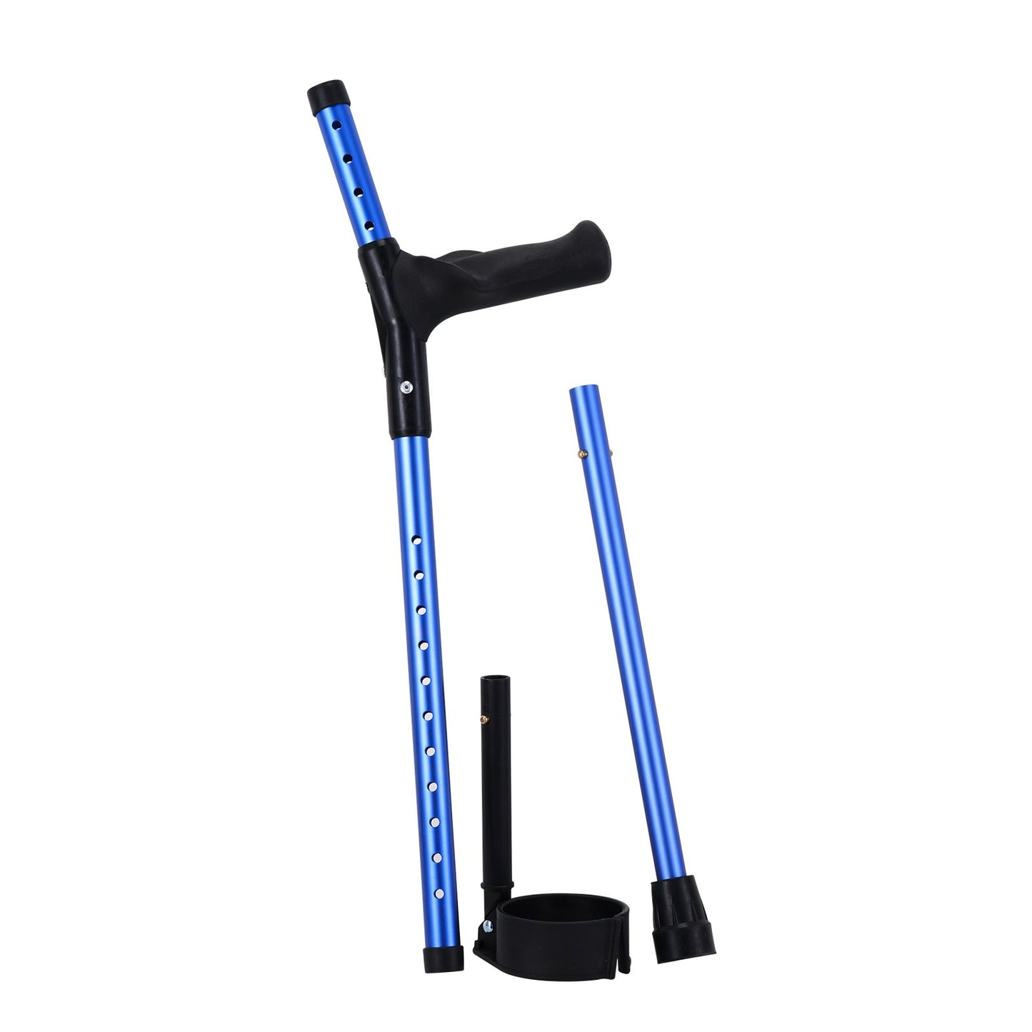 VEVOR Forearm Crutches for Adults, 11-Level Height Adjustable Walking Crutches with 4-Level Upper Cuff,-$30