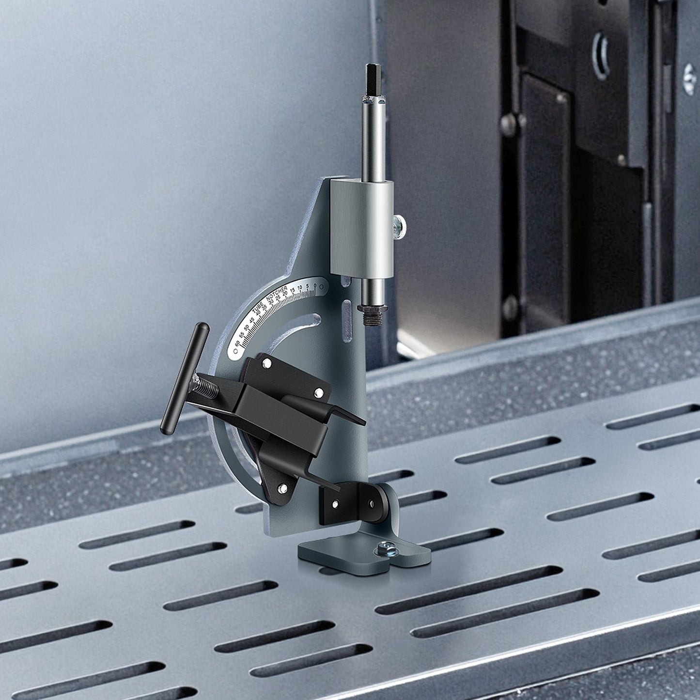 VEVOR Pipe Notcher, Tubing Notcher for 1/2 to 2-inch Pipes, Pipe & Tube Notcher with 0 to 60° Adj,-$45