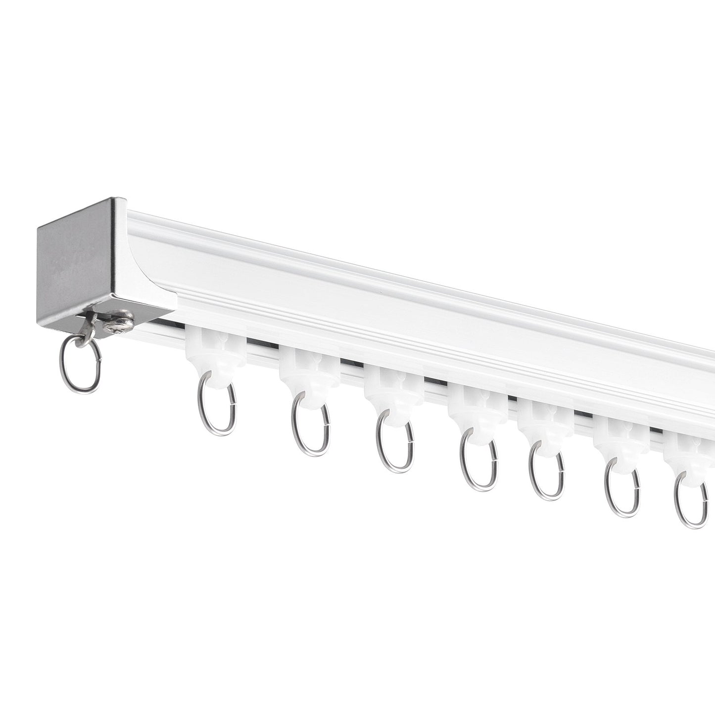 VEVOR Ceiling Curtain Track Set, 17.7 FT/5.4 Meter, Sliding Ceiling Track System for Curtains,-$35