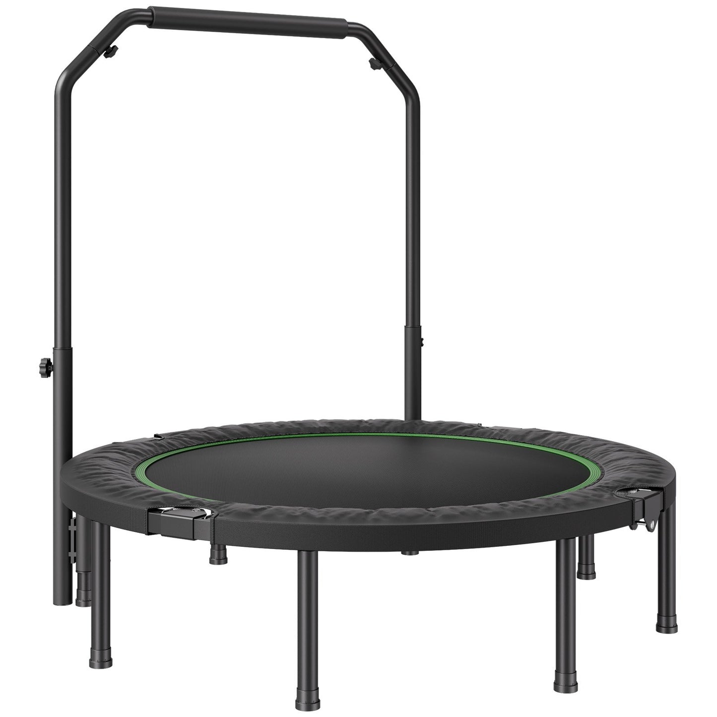VEVOR Foldable Mini Trampoline, 52 Inch Fitness Rebounder, Max Load 450lbs Exercise Trampoline,-$70