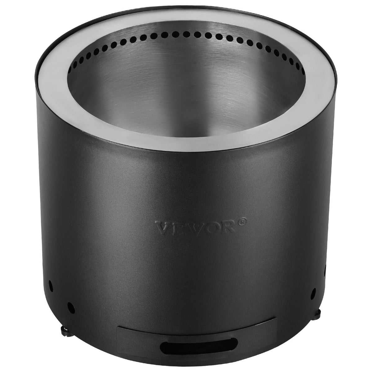 VEVOR Smokeless Fire Pit Stove Bonfire,Wood Burning Fireplaces W/Removable Ash Pan,SUS430 Stainless Steel inner Portable Outdoor Firepit,for Outdoor Patio Camping