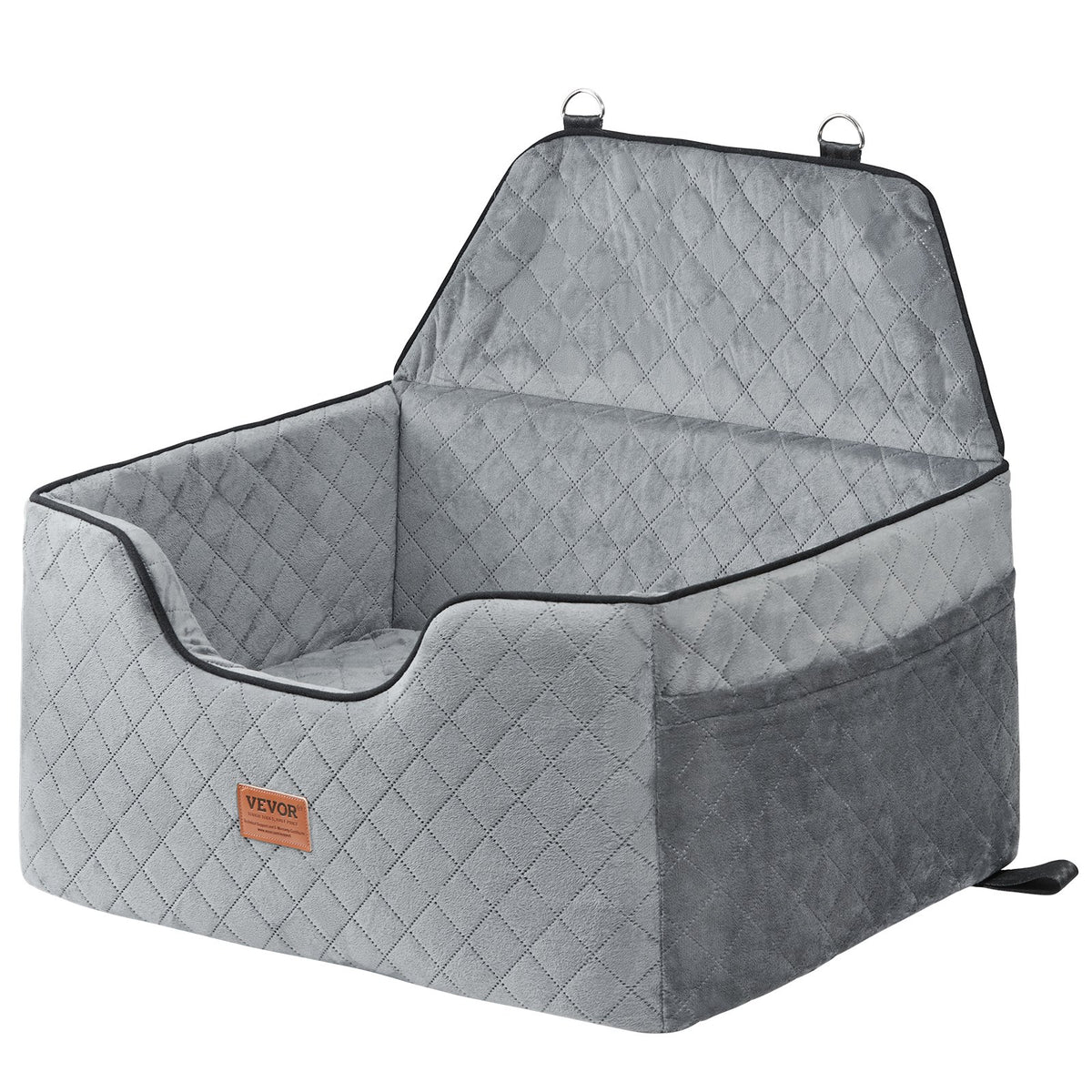 VEVOR Dog Car Seat,Dog Booster Seat for Car with A Storage Pocket,Filling or Medium & Large up to 55 lbs $45