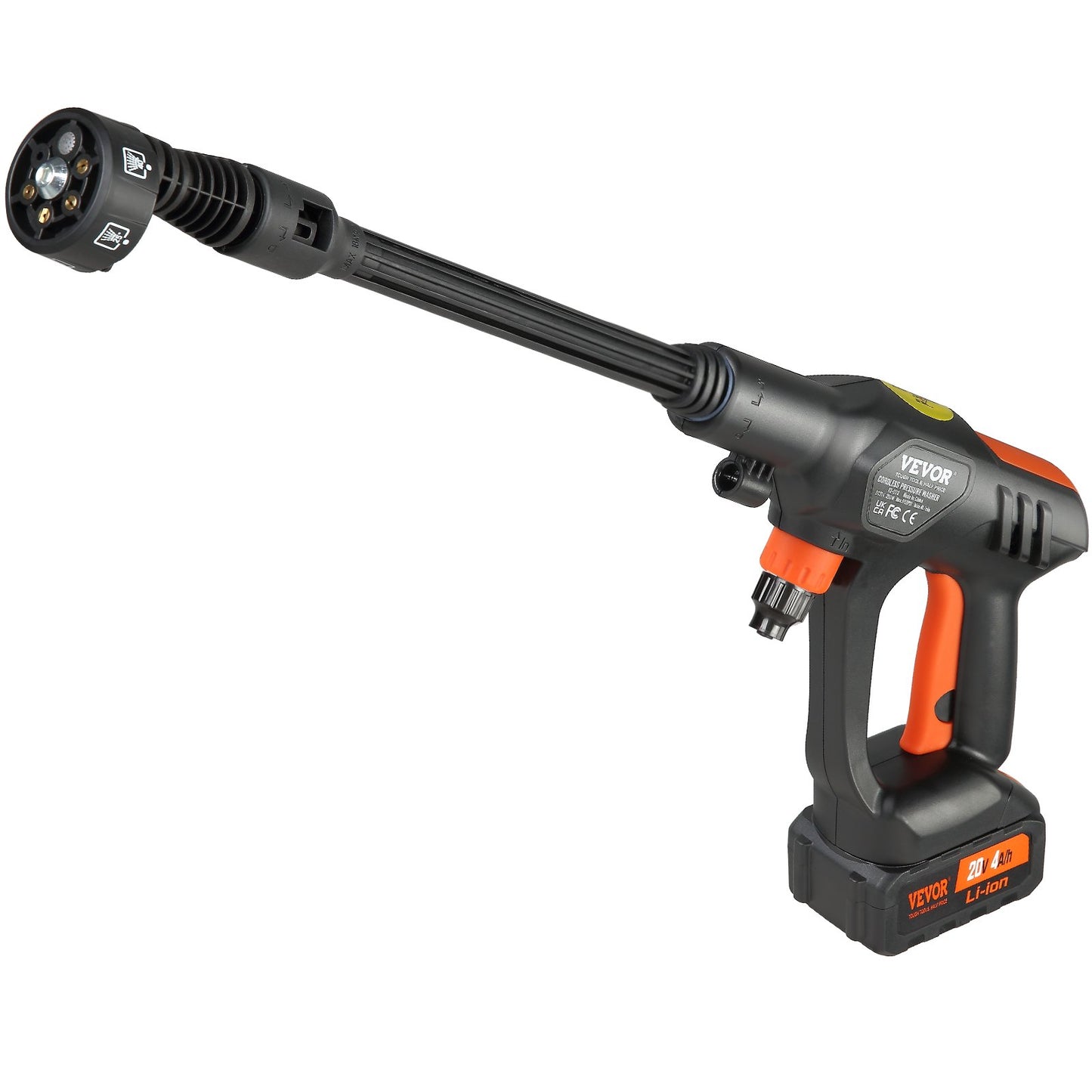 VEVOR Cordless Pressure Washer, 652-PSI 1.1 GPM Portable Power Cleaner, Handheld High-Washer Gun,-$70