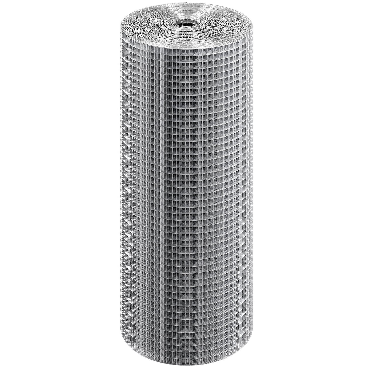 VEVOR Hardware Cloth, 1/2 inch 24in x 100 ft 19 Gauge, Hot Dipped Galvanized Wire Mesh Roll,-$60