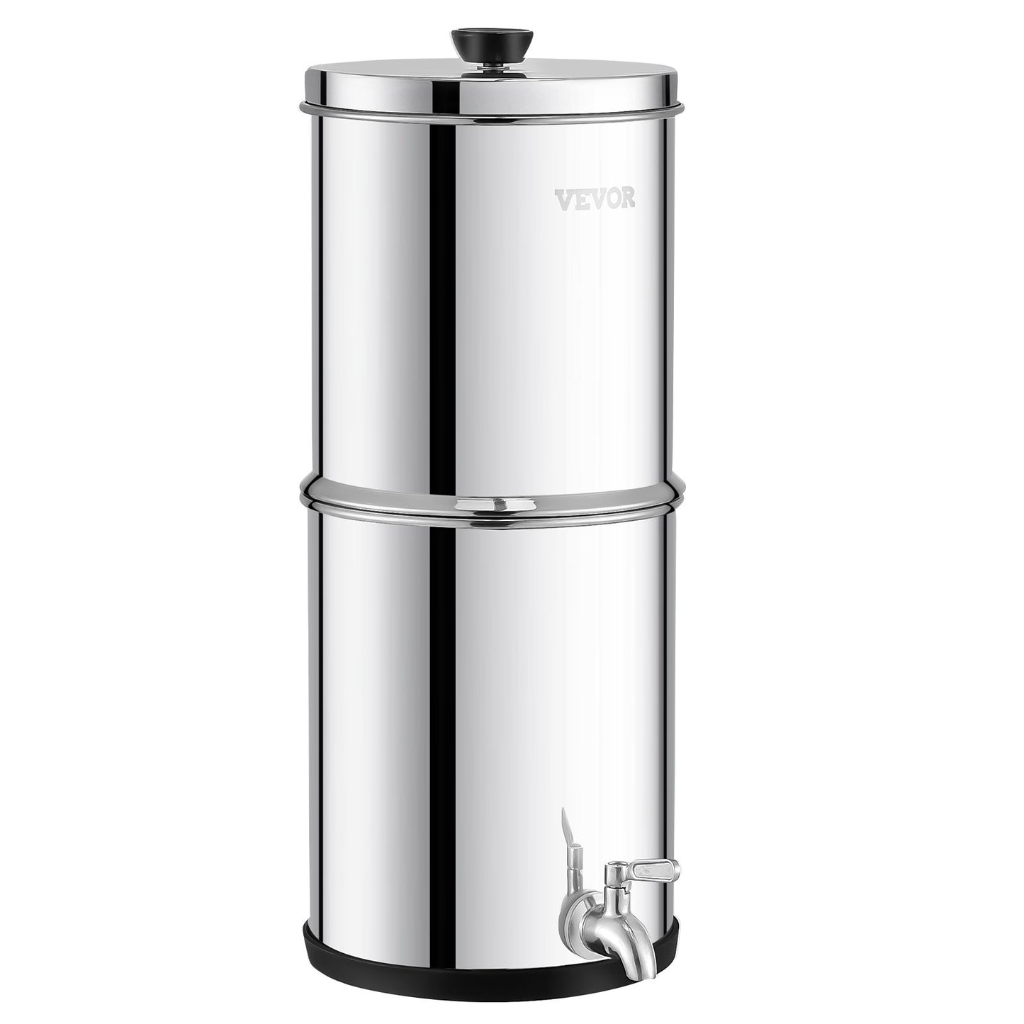 VEVOR Gravity-fed Water Filter System, 2.25G 304 Stainless-Steel Countertop System,-$80
