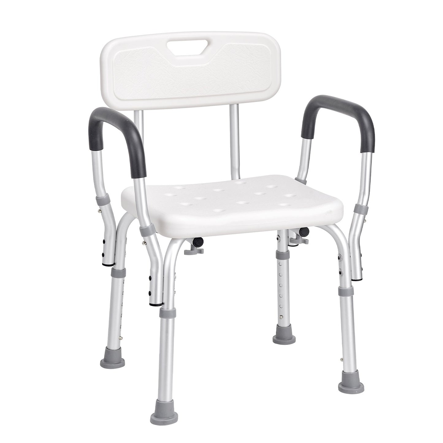 VEVOR Shower Chair, Shower Seat with Back, Adjustable Height Shower Stool, Shower Chair,-$45
