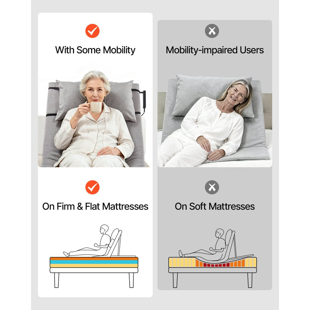 VEVOR Electric Lifting Backrest for Bed, 300 lbs Capacity, 4-68° Adjustable Lifting Bed Backrest,-$165