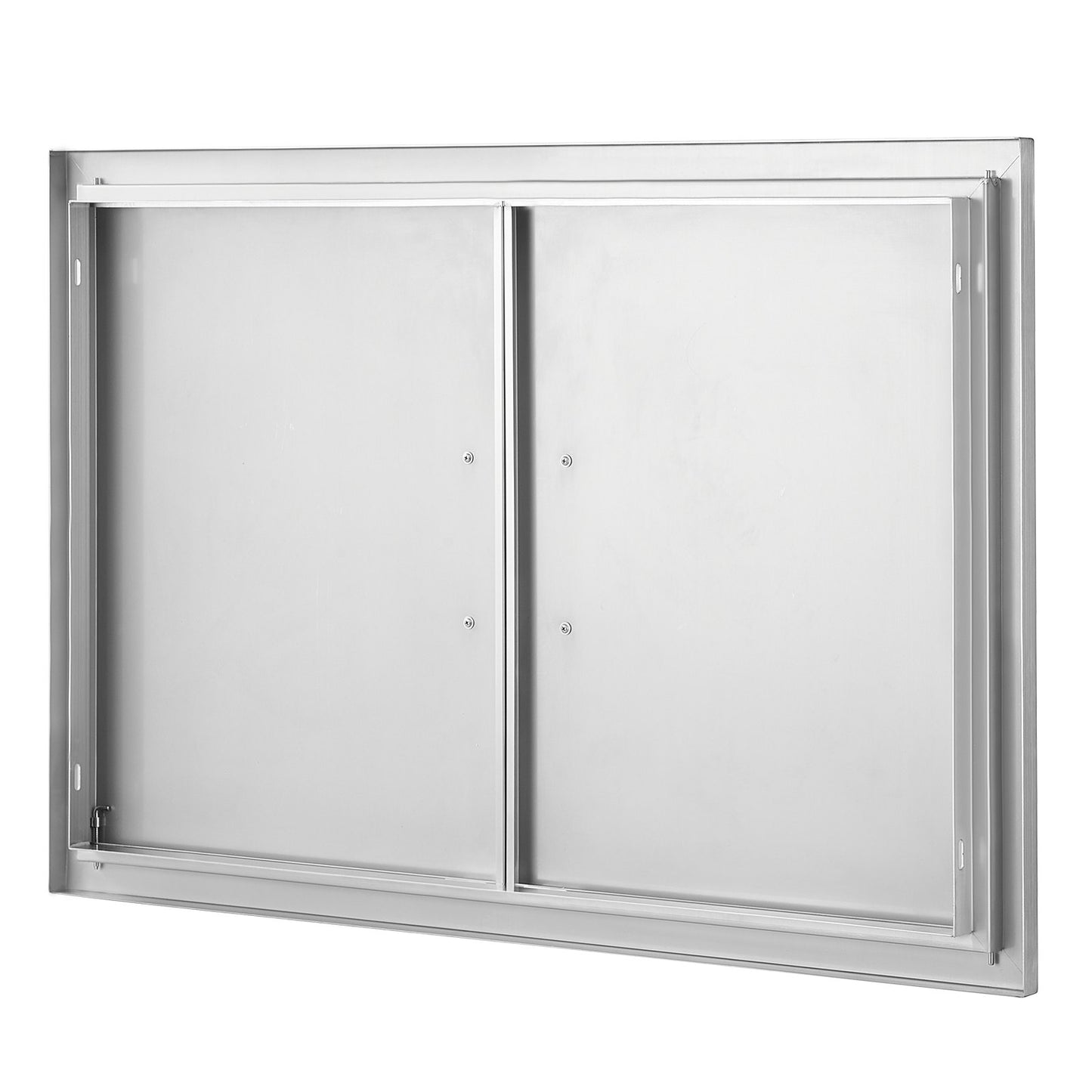 VEVOR BBQ Access Door, 35W x 24H Inch Double Outdoor Kitchen Door, Stainless Steel Flush Mount Door, -$70