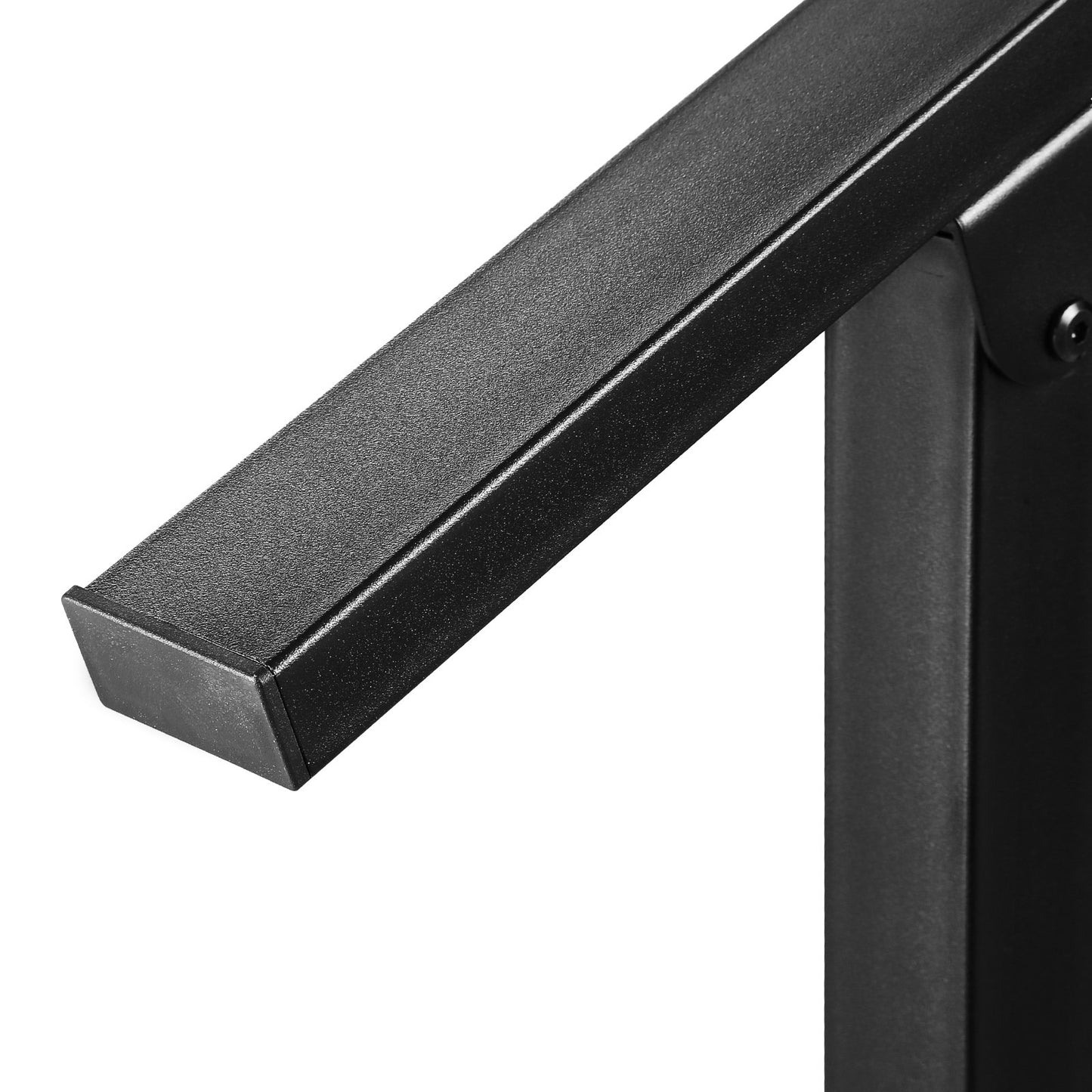 VEVOR Outdoor Handrails for Steps, 2-3 Step Stair Rail Kit, Black Square Tube with Horizontal Bar,-$35