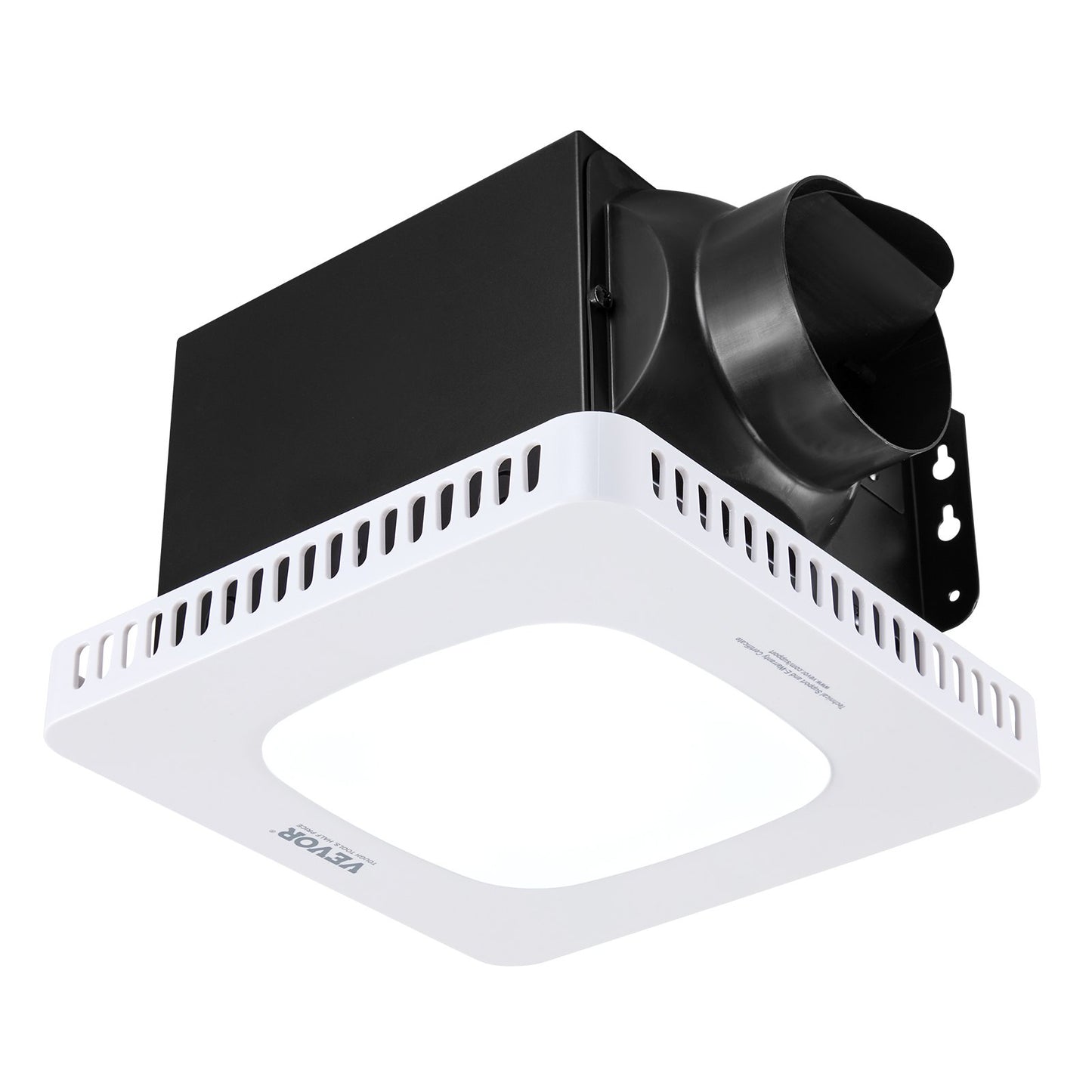 Open Box VEVOR Bathroom Exhaust Fan with LED Light, 130 CFM Bathroom Vent Three Gear Color Temp,-$40