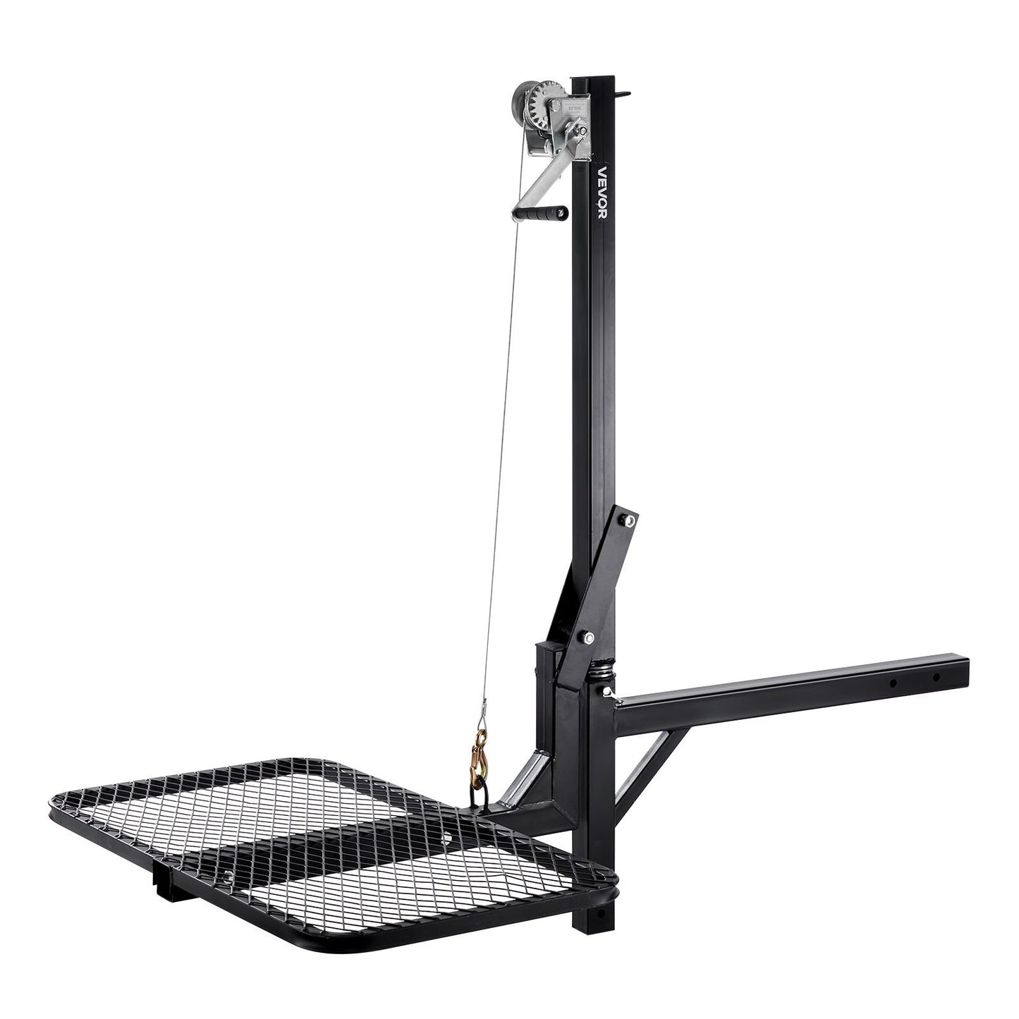 VEVOR Hitch Deer Hoist with Lifting System Platform, 300 lbs Load Capacity, Game Hoist Winch Lift,-$110
