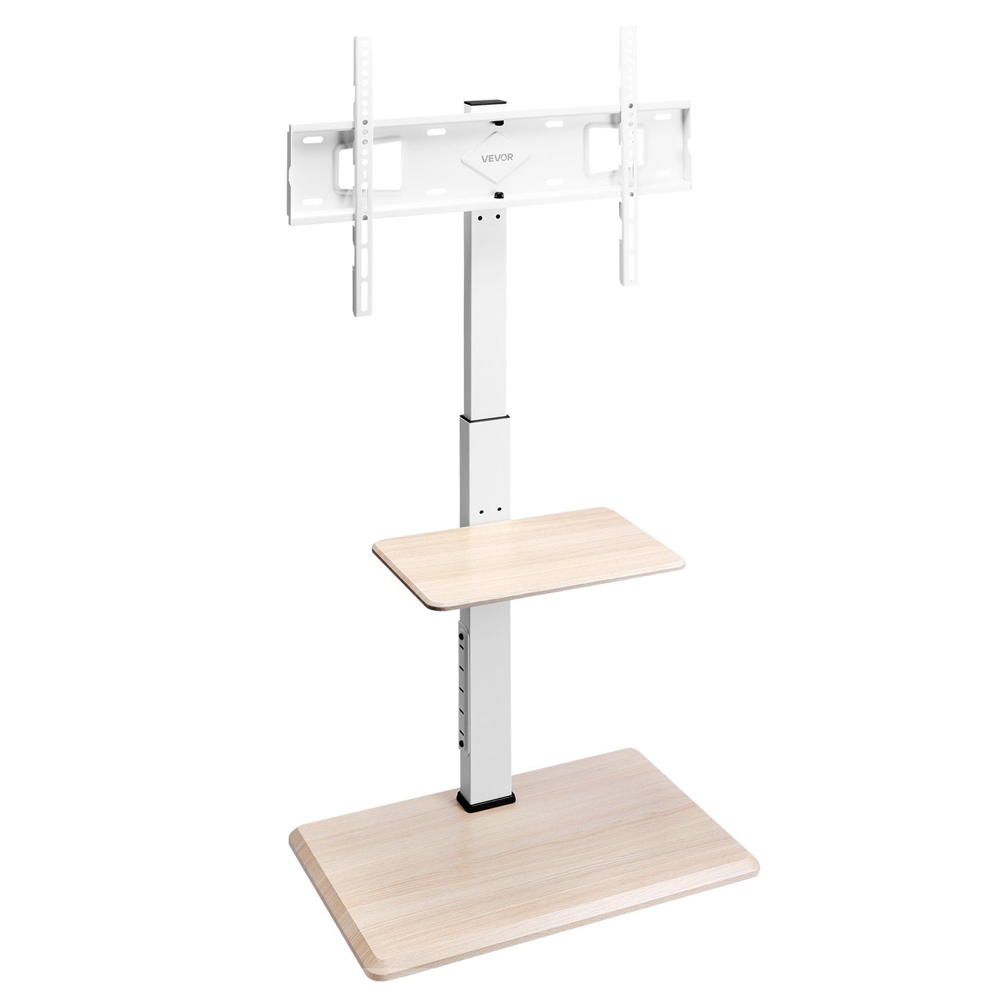 VEVOR Rolling TV Stand, Mobile TV Cart for 32-70 Inch Screens, 25° Left-Right Rotation,-$65