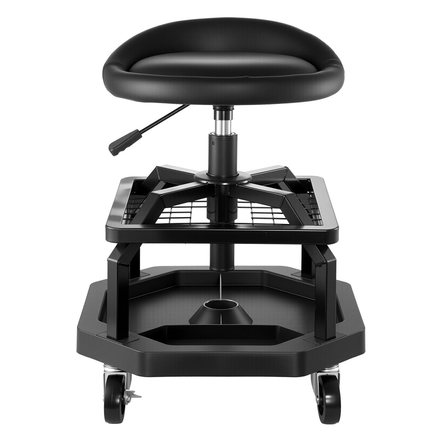 VEVOR Rolling Shop Stool, Pneumatic Garage Seat/Work Stool with 300 lbs Capacity,-$85