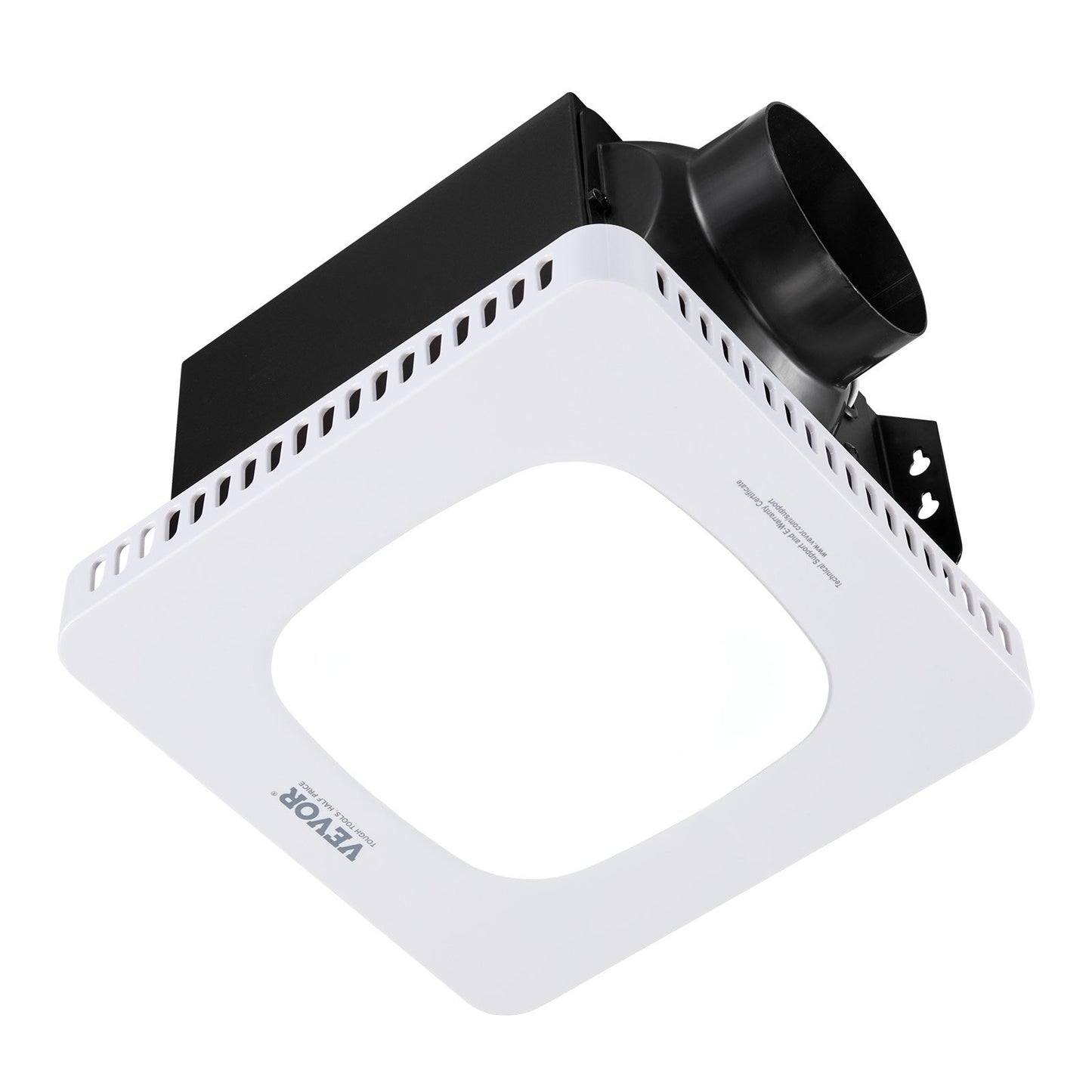 Open Box VEVOR Bathroom Exhaust Fan with LED Light, 130 CFM Bathroom Vent Three Gear Color Temp,-$40