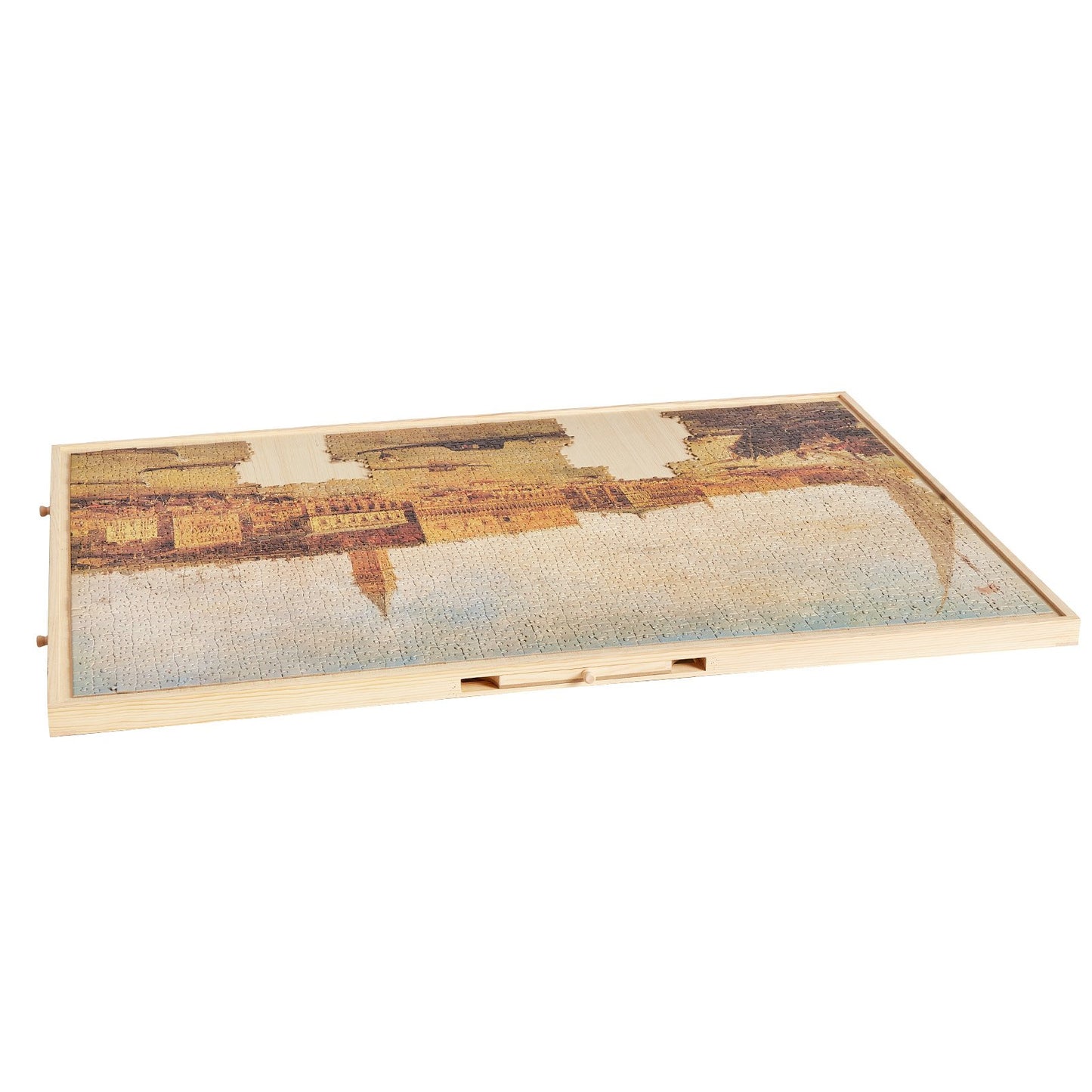 VEVOR 2000 Piece Rotating Puzzle Board with 5 Drawers and Cover, 40x29 in Portable Wooden Table,-$80