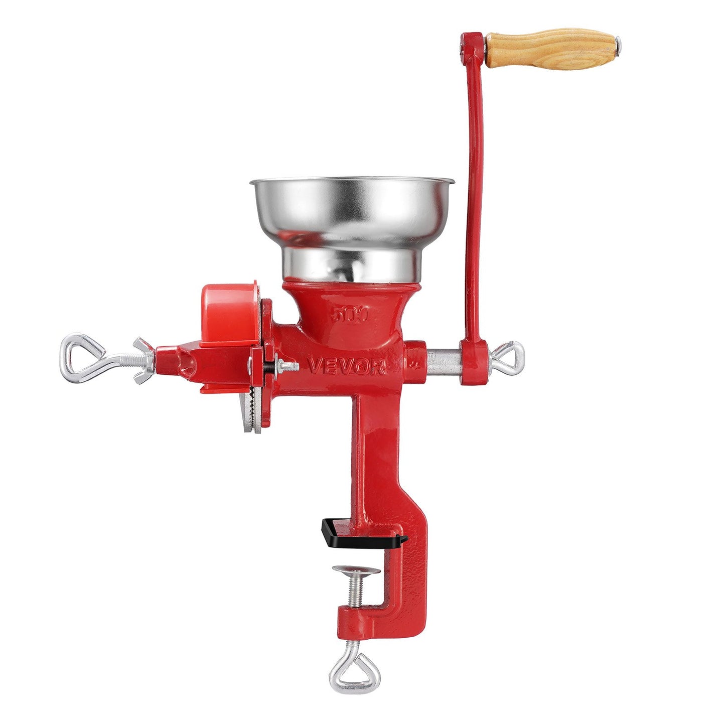 VEVOR Manual Grain Mill with Low Hopper, Hand-Crank Corn Grinder, Heavy Duty Cast Iron Wheat,-$30