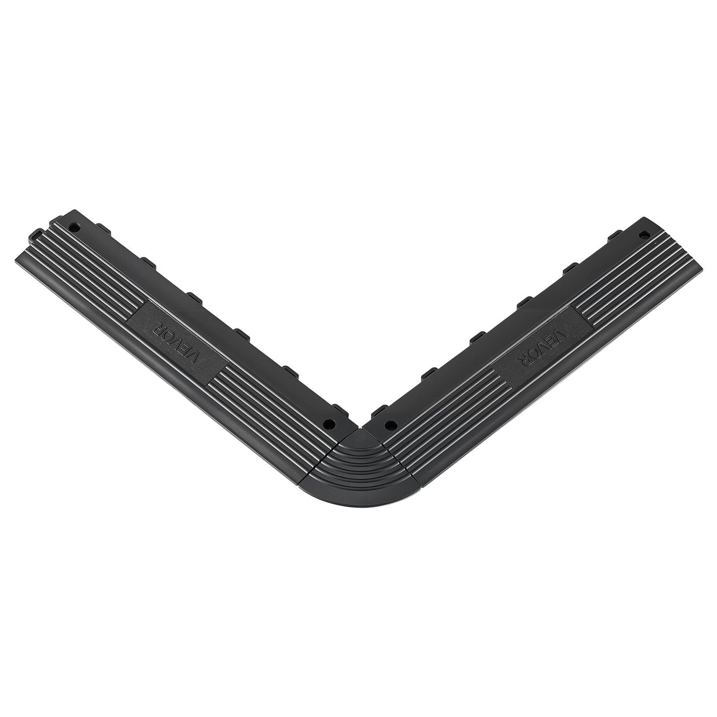 VEVOR Transition Edge Kit, 11-Piece, Durable PP Interlocking Modular Garage Floor Edging,-$15