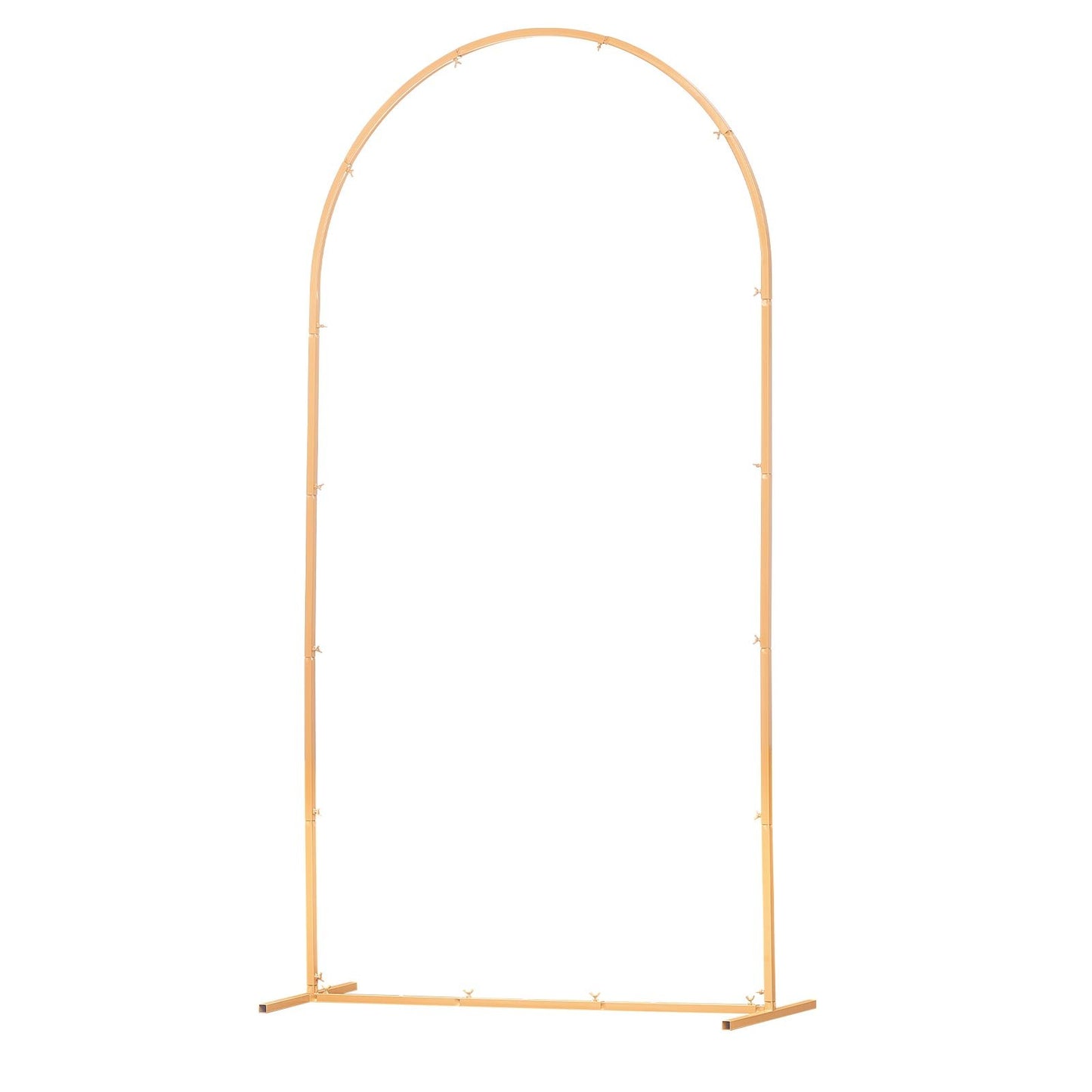 VEVOR Arch Backdrop Stand, 7.2 x 4 ft, Stable Structure, Easy Assembly, 1 Set Gold Metal,-$20