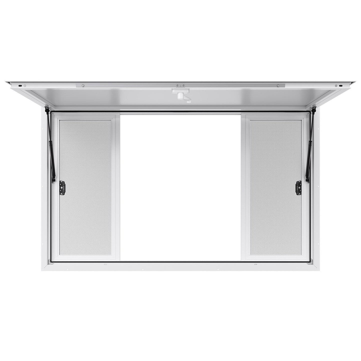 VEVOR Concession Window 60x36 in, Aluminum Alloy Service Window for Food Truck, Up to 85 Degrees,-$300