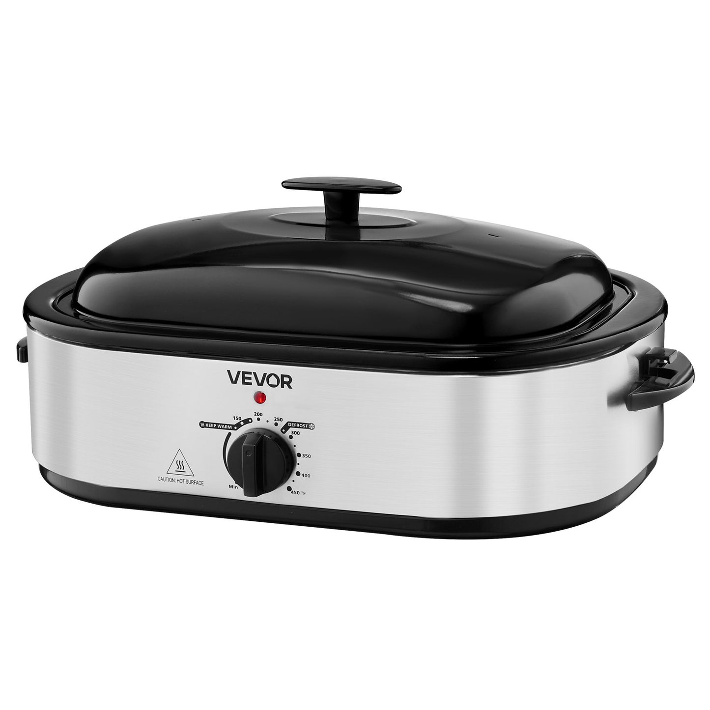 VEVOR Roaster Oven, 14QT Fast-Cooking Turkey Roaster, 150-450℉ Adjustable Temperature,-$50
