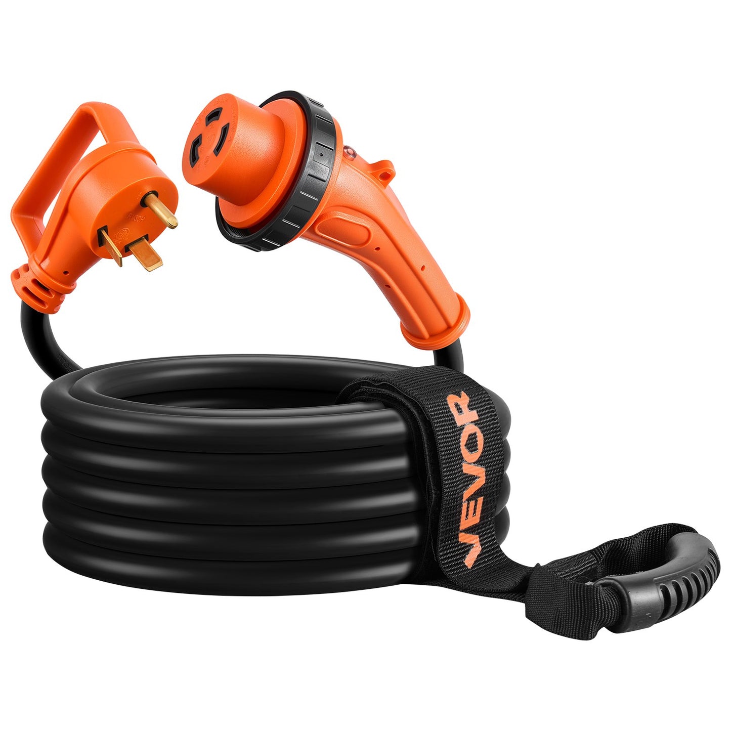 VEVOR 30 Amp 25 Feet RV Power Cord, 125V 3750W, Heavy Duty 10/3 Gauge STW Generator Cord,-$50