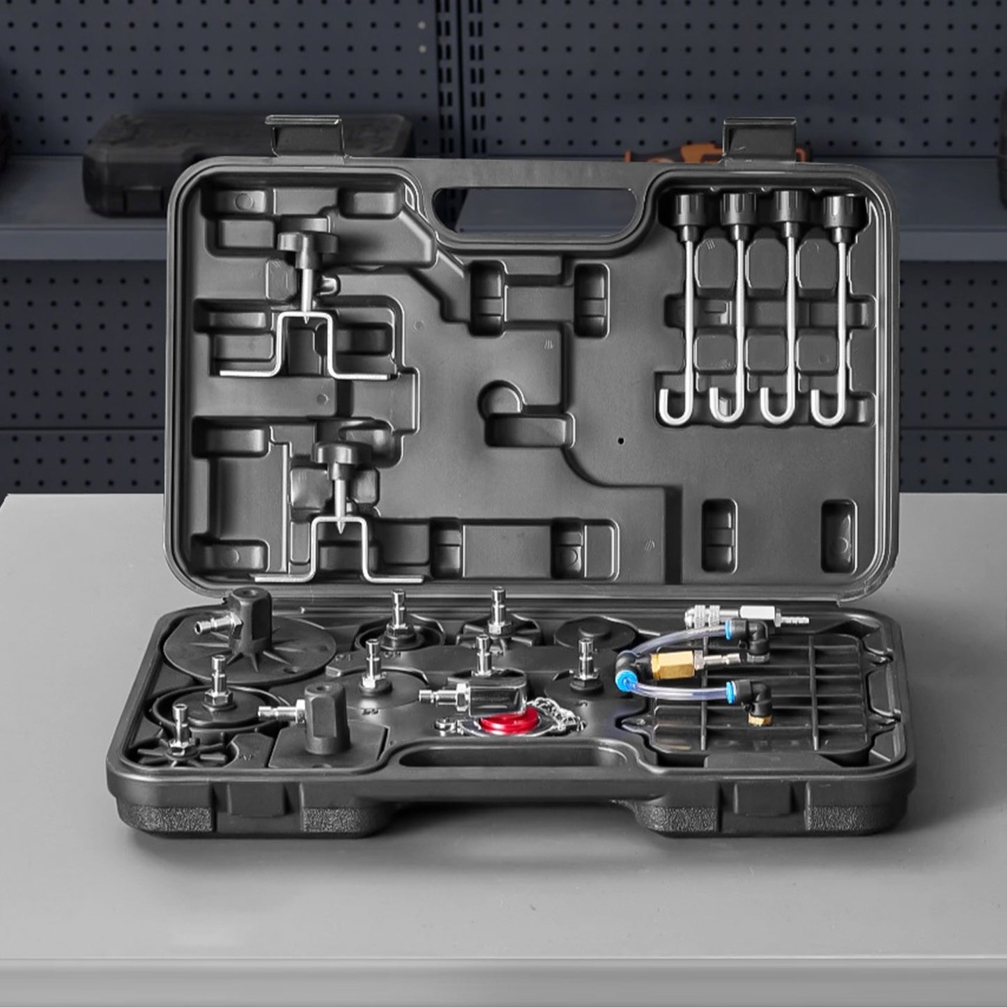 VEVOR Brake Master Bleeder Kit, 12 Pcs, Professional Brake Bleeder Adapter Set with Complete Kit,-$50