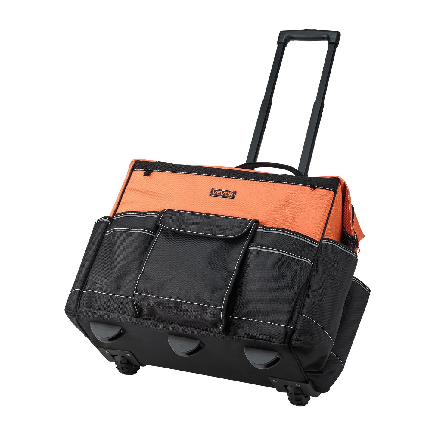 VEVOR Rolling Tool Bag, 110 lbs Load Capacity, 27 Pockets Heavy Duty Roller Tool Bag on Wheels,-$70