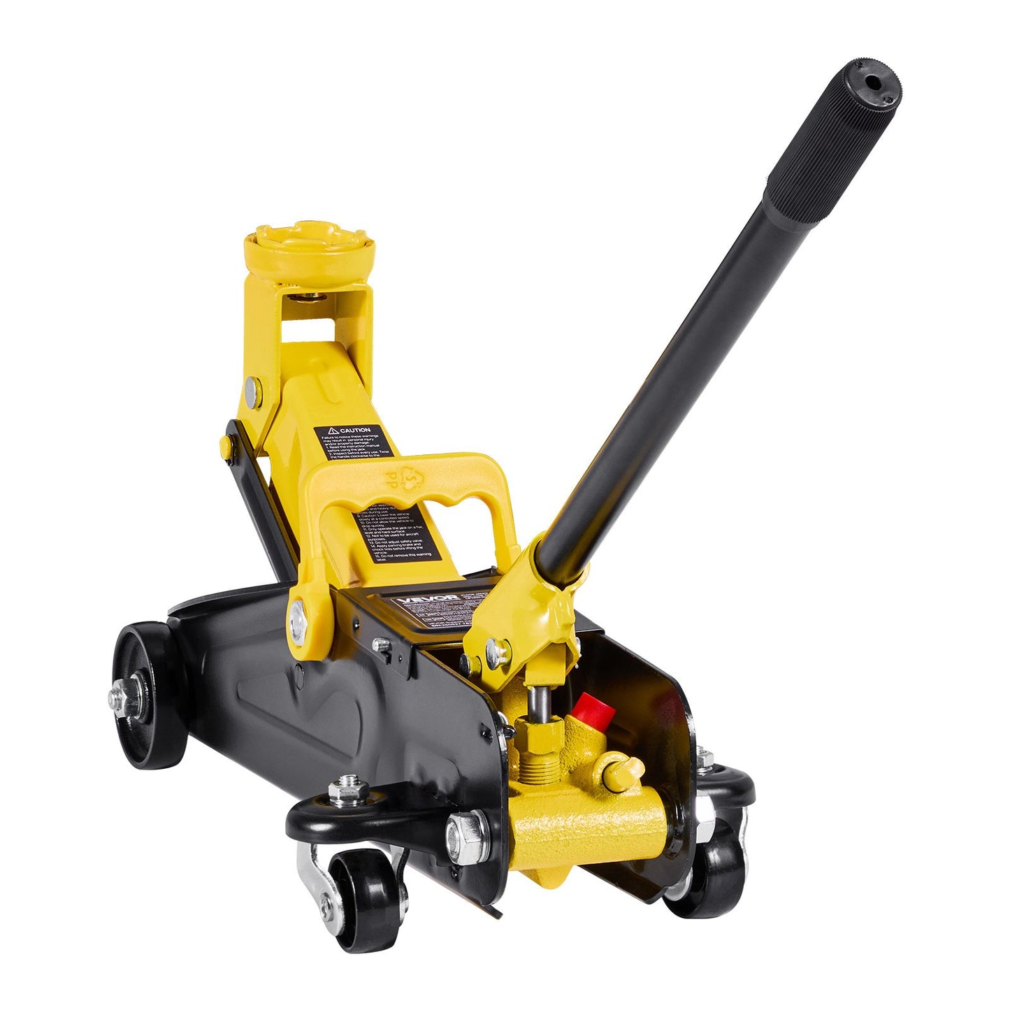 VEVOR Low Profile Floor Jack, 1.5 Ton (3300 lbs) Capacity, Steel Racing Floor Jack,-$45