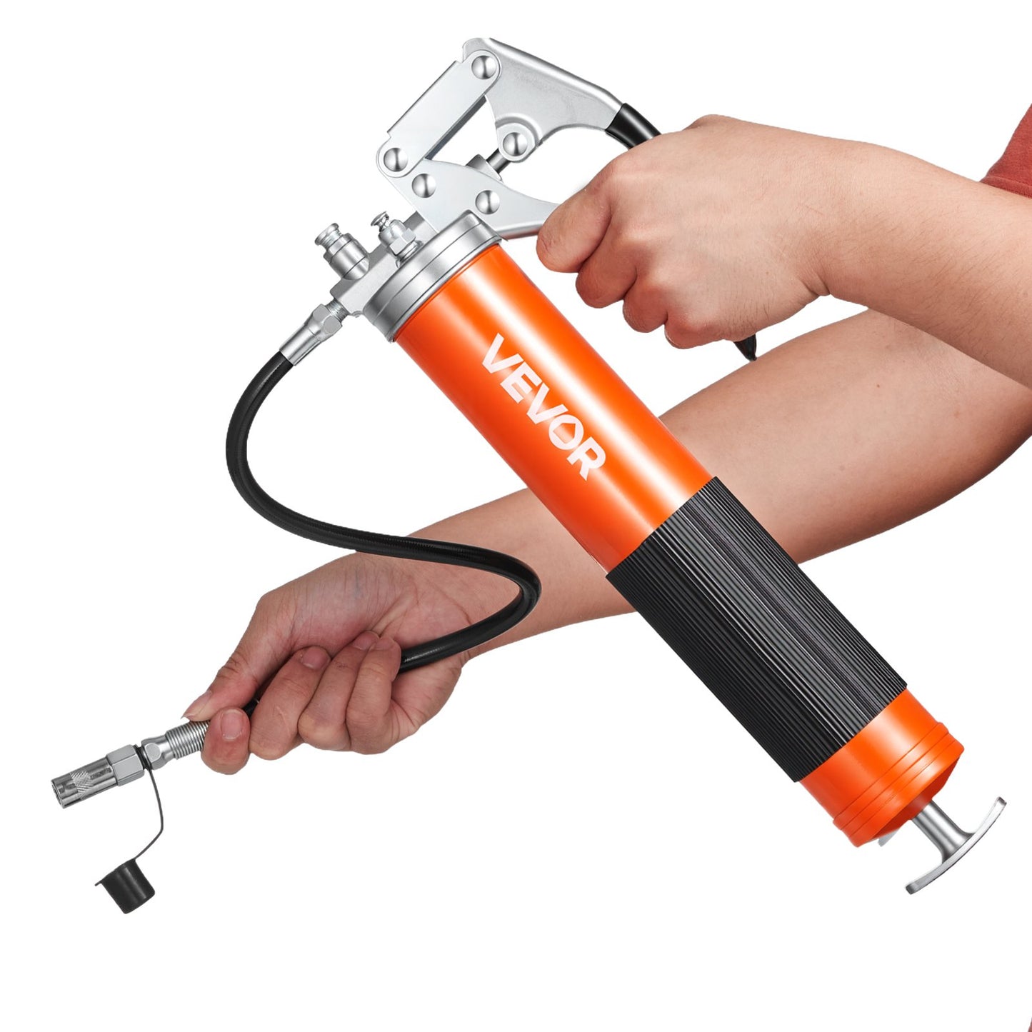 VEVOR Grease Gun, 8000 PSI, Pistol Grip Grease Gun Kit with 14 oz Capacity, Includes 18-Inch Flex Hose,-$20