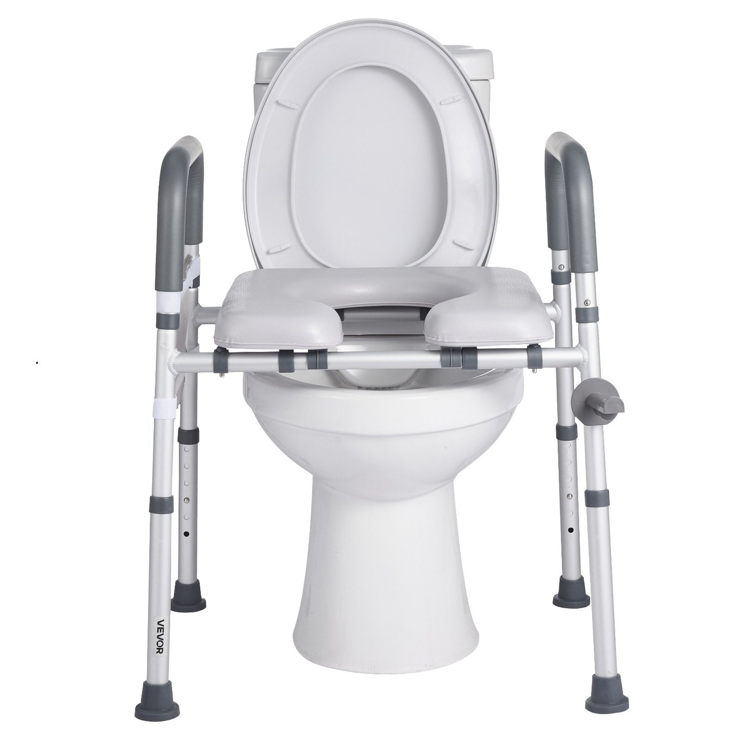 VEVOR Raised Toilet Seat with Arms, 400 lbs Load Capacity, Adjustable Height and Width,-$50