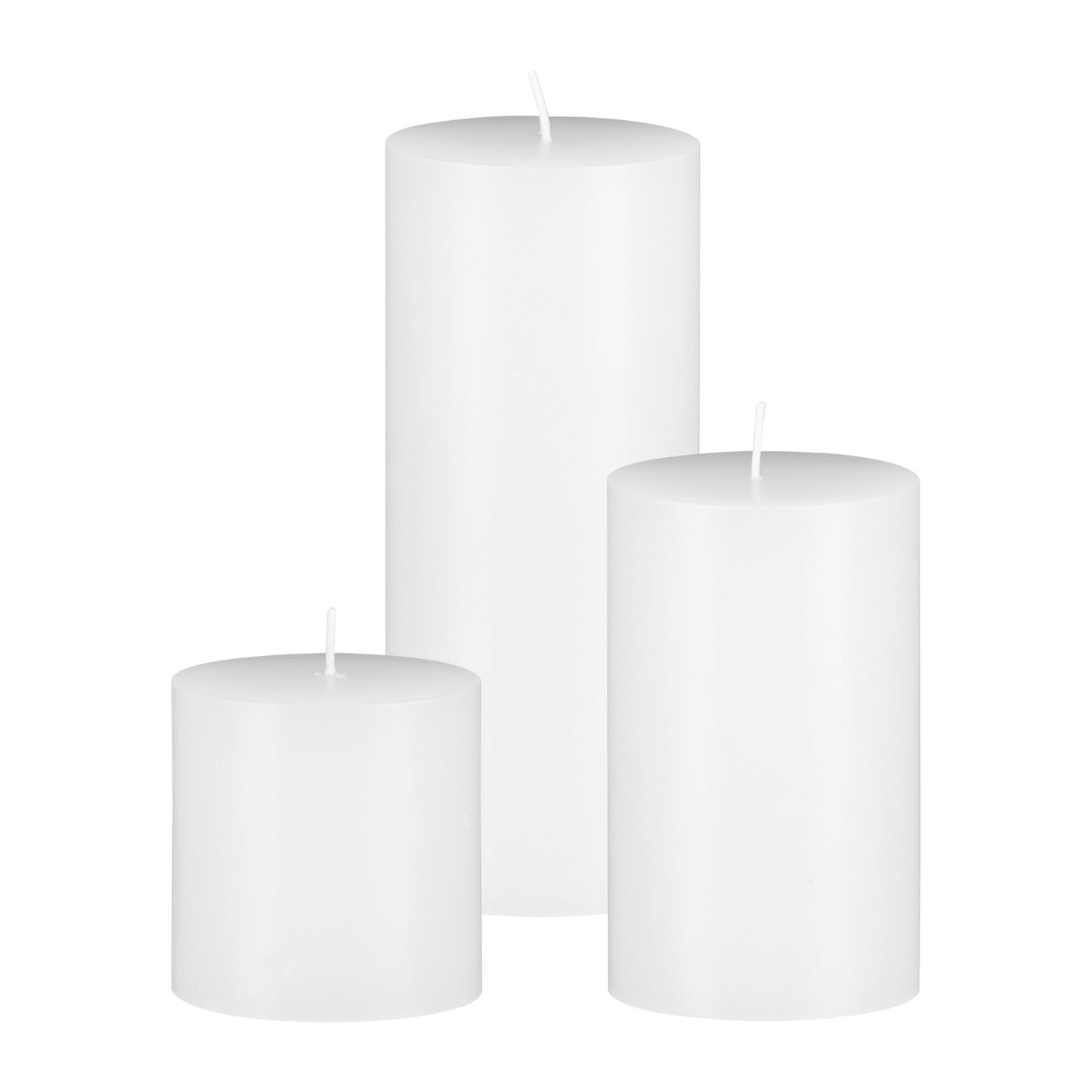 OPen Box(Used)VEVOR Pillar Candles and Glass Vases Set 36 Pcs, Clear Cylinder Hurricane Candle Holders,-$60