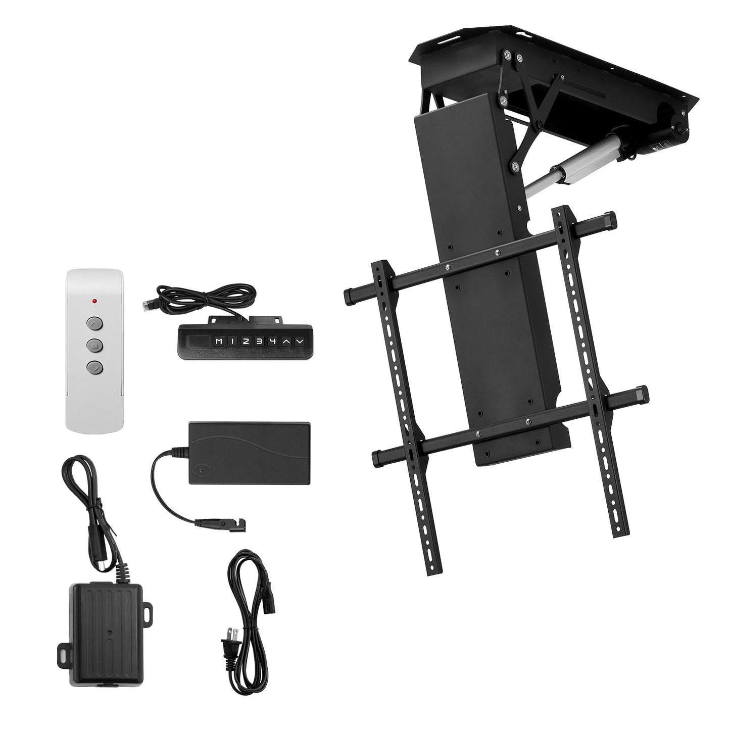 VEVOR Motorized Ceiling TV Mount, TV Wall Mount for 32 to 70 Inch TV, Electric Adj Ceiling TV Mount,-$160