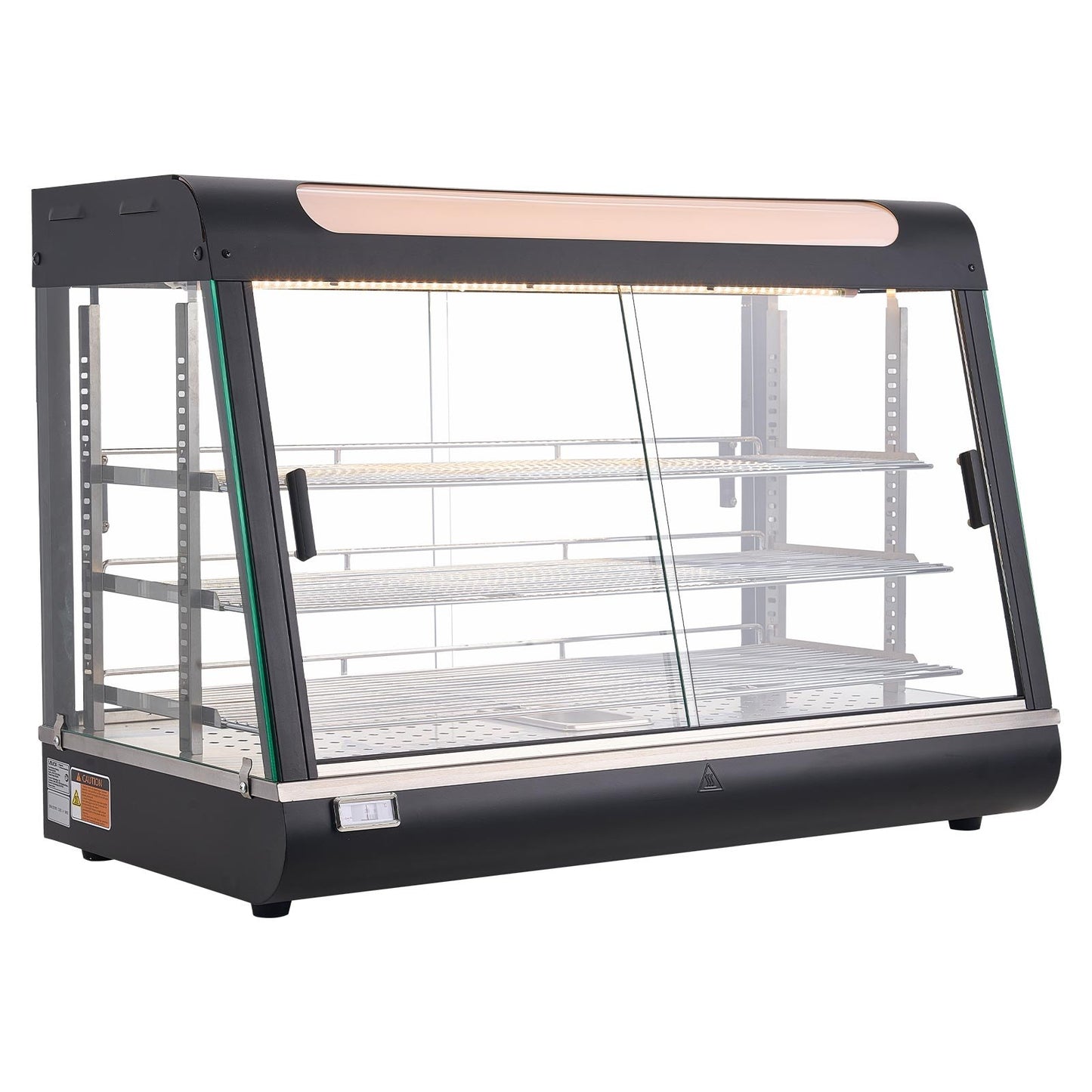 VEVOR 3-Tier Commercial Food Warmer Display, 1400W Food Display Warmer with LED Light,-$300