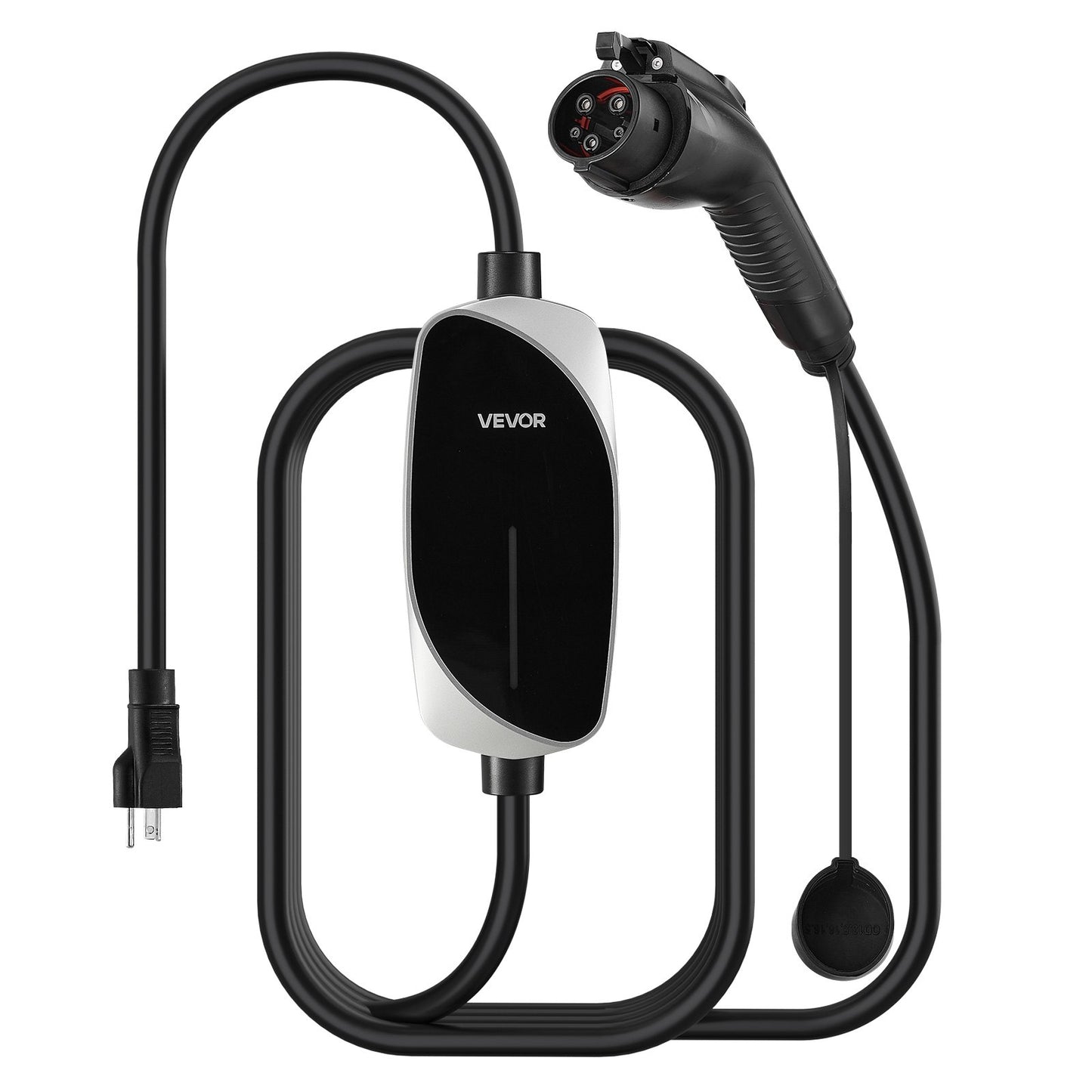 VEVOR Level 1&2 EV Charger, 16 Amp, Electric Vehicle Portable Charger with 25 ft Charging Cable,-$95