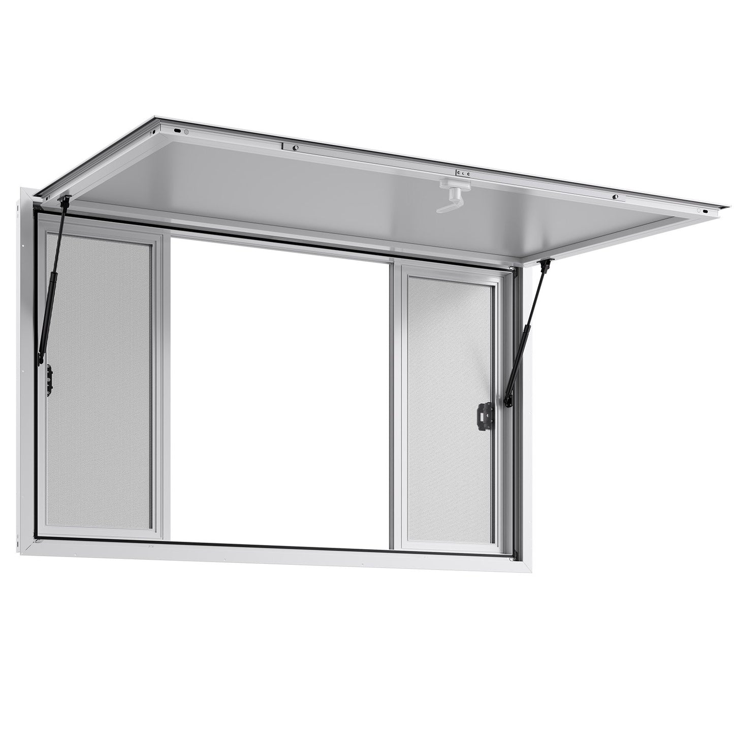 VEVOR Concession Window 60x36 in, Aluminum Alloy Service Window for Food Truck, Up to 85 Degrees,-$300