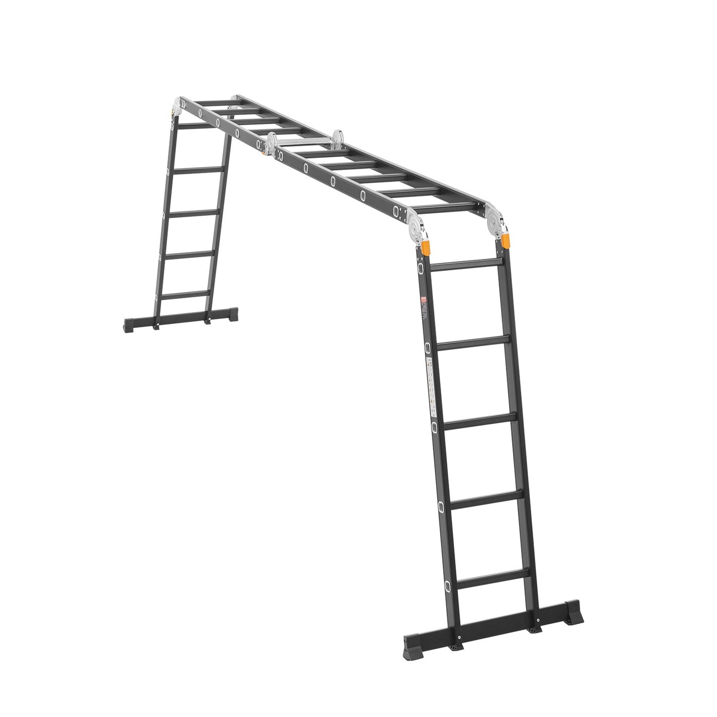 VEVOR Multi-Purpose Folding Ladder, 7-in-1 Tall Extension Step Ladder, A Frame 5 Step Telescoping,-$210