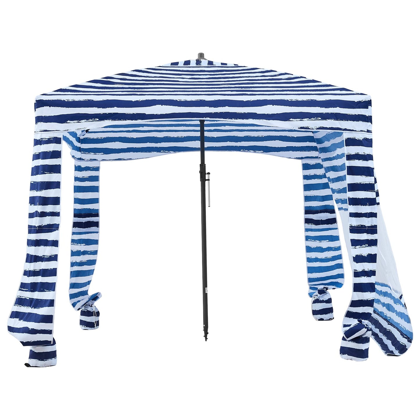VEVOR Beach Cabana, 6 x 6 ft Beach Canopy with Side Wall, UPF 50+ Protection Easy Setup,-$55